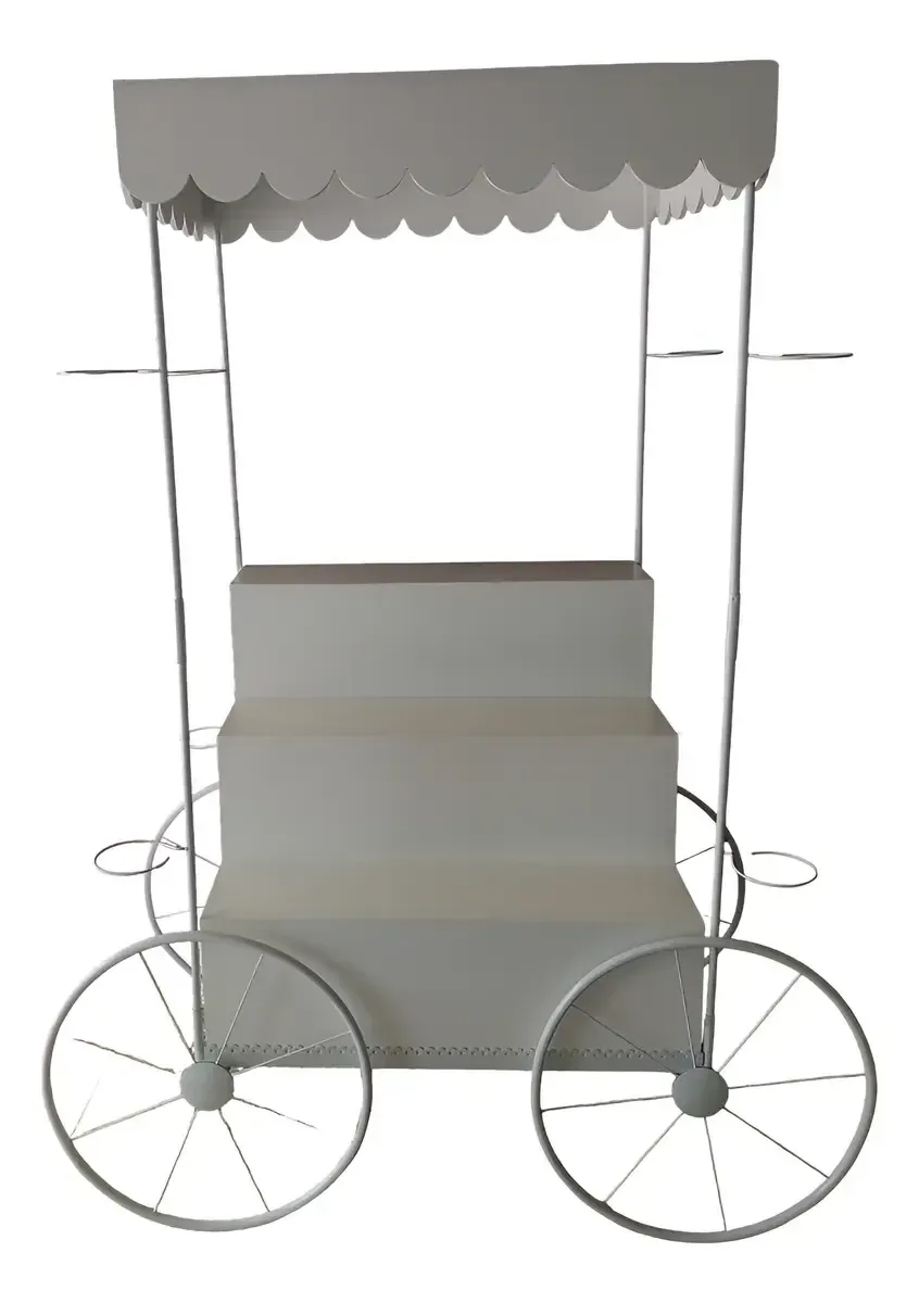 Carrinho Gourmet Branco