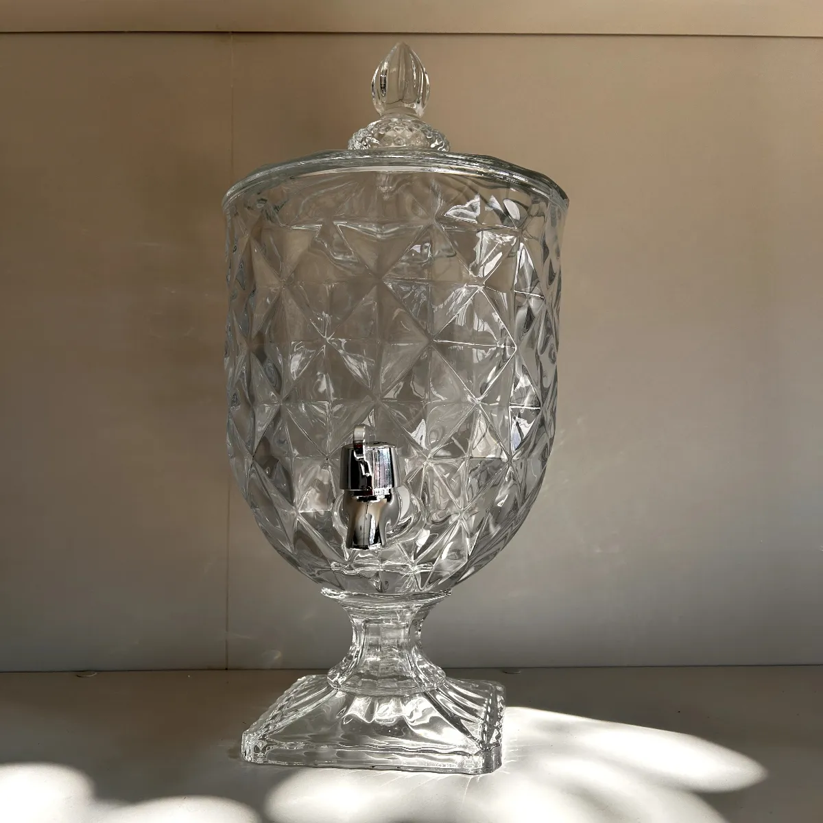 Suqueira de Vidro Ornamentada