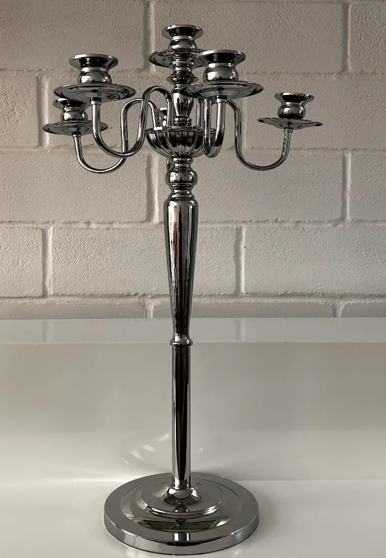 Castiçal 5 braços luxus 70357
