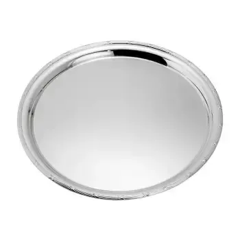 Bandeja Retangular Prata