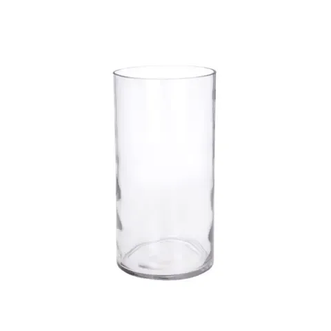 Vaso tubo de vidro cilindro médio