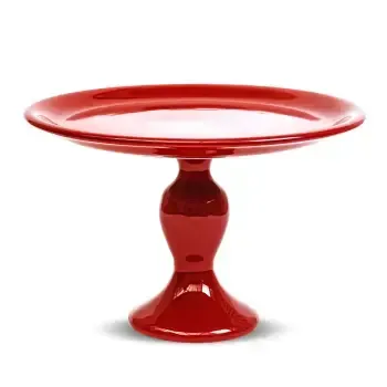 Suporte para Doces Redondo Vermelho G