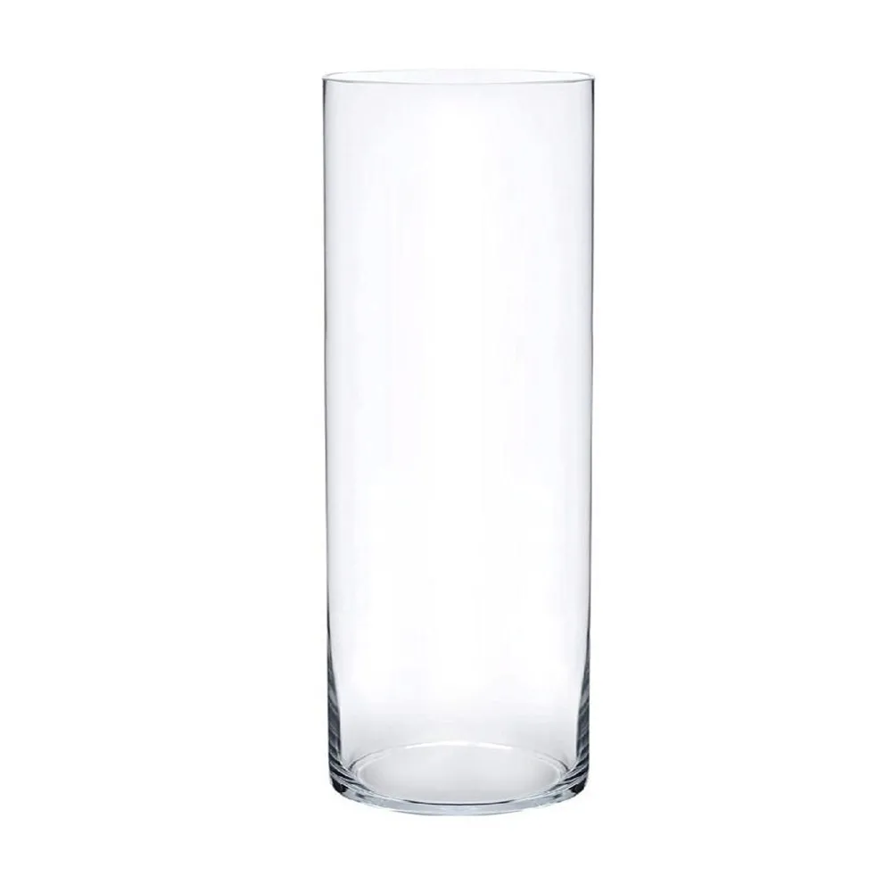 Vaso tubo de vidro cilindro grande