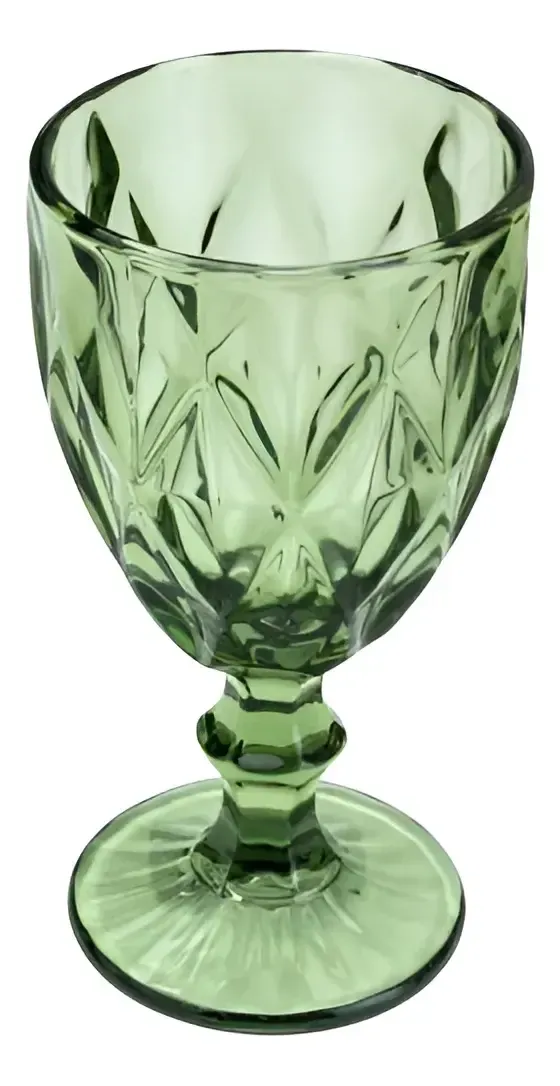 Taça Jaca Cristal Verde