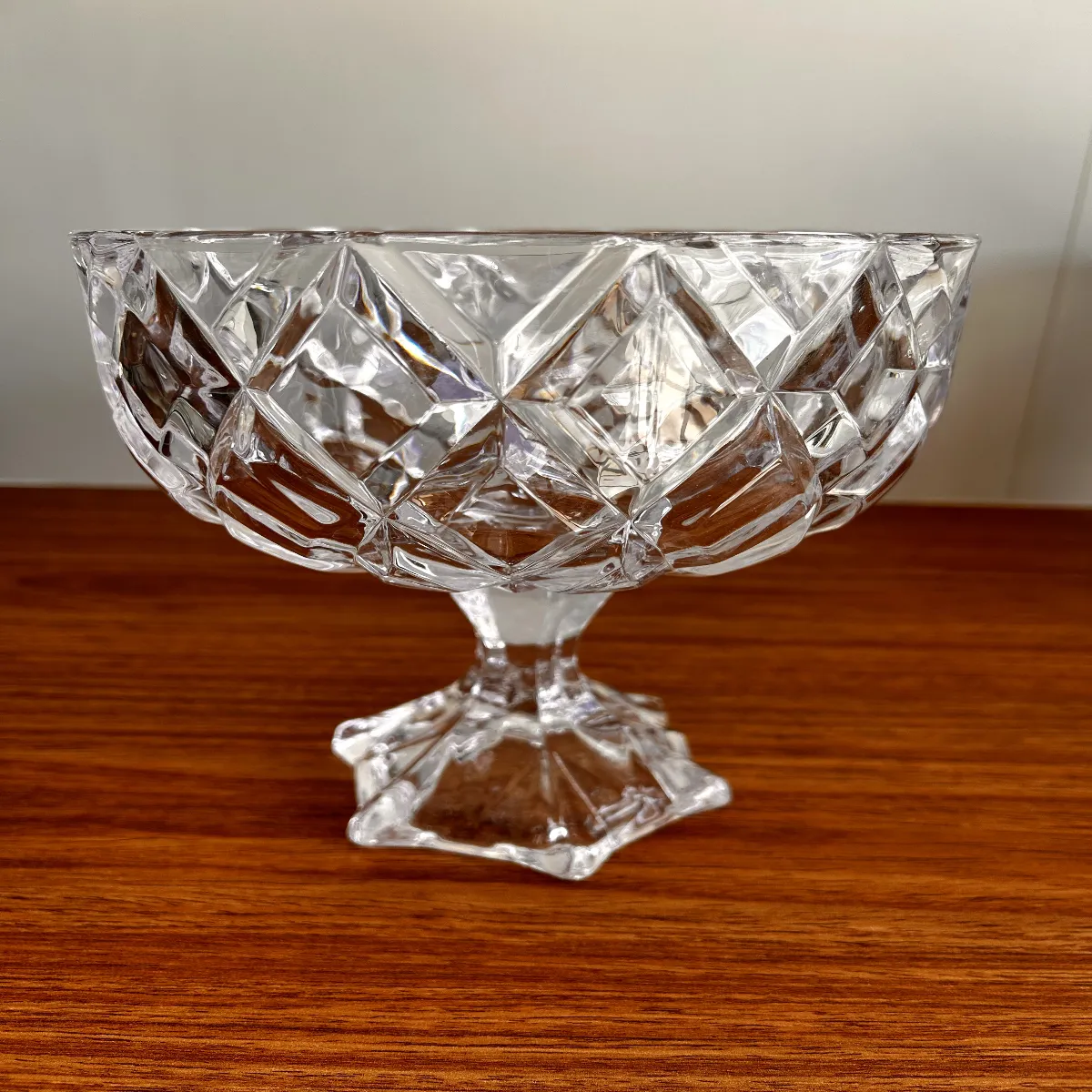 Centro de mesa redondo 25cm cristal