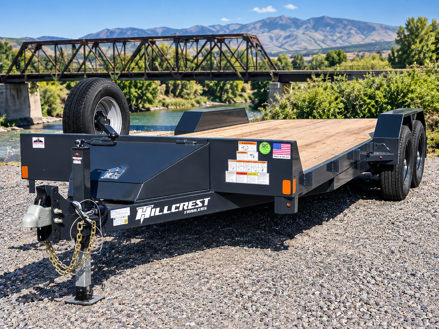 Hillcrest 7x20 10k Car Trailer