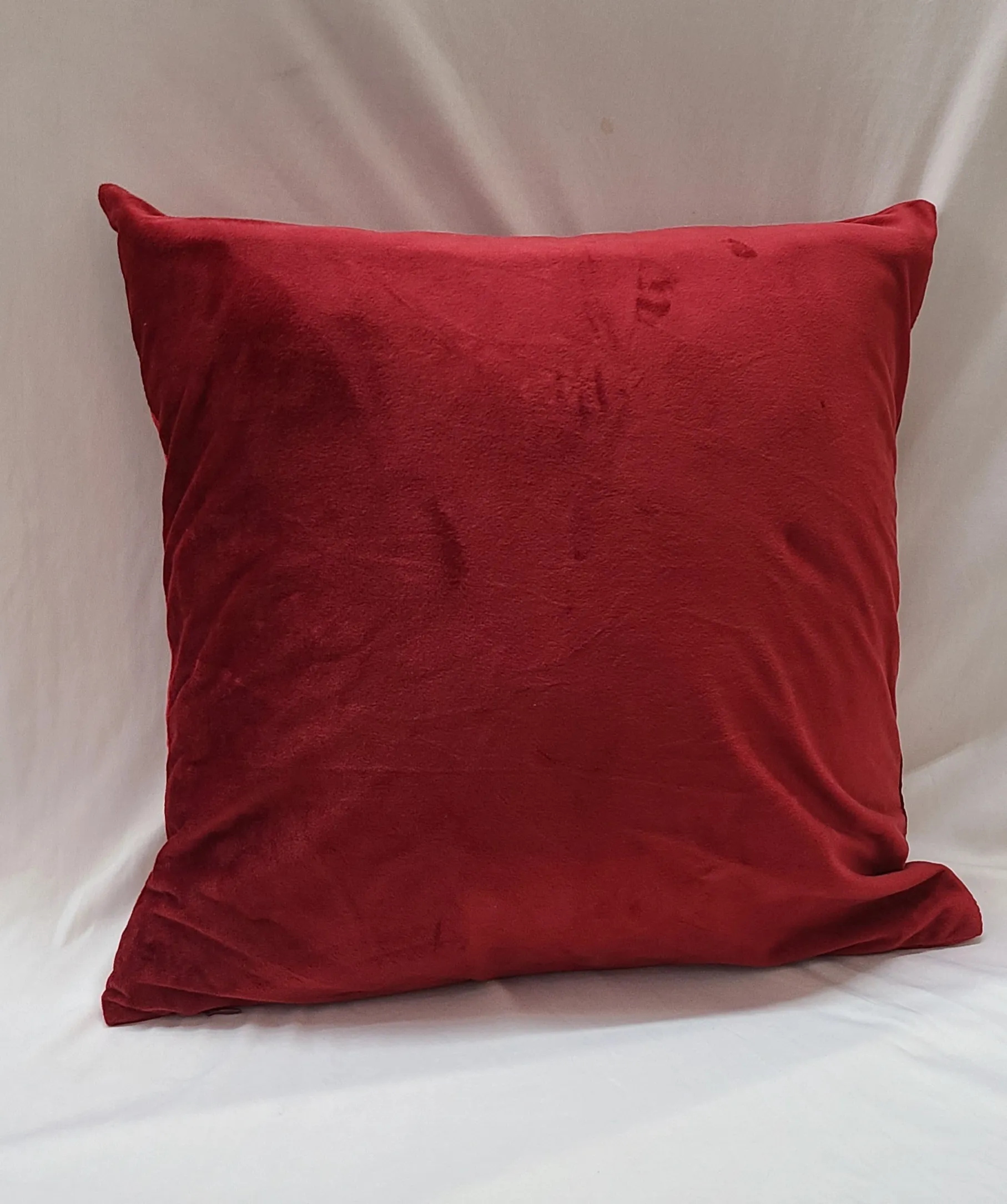 Pillow Cover (Red Velvet)
