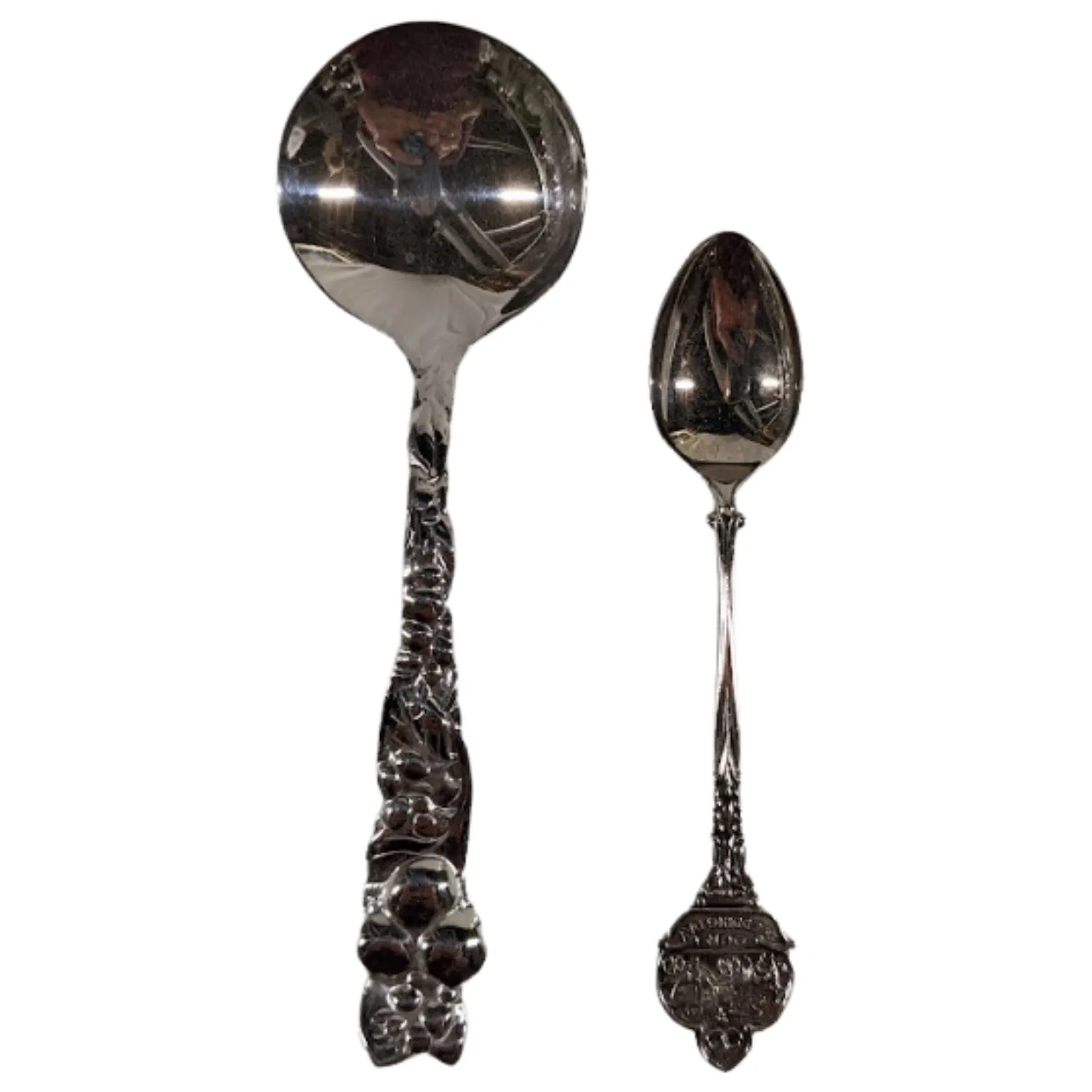 Vintage Silver Soup Spoon