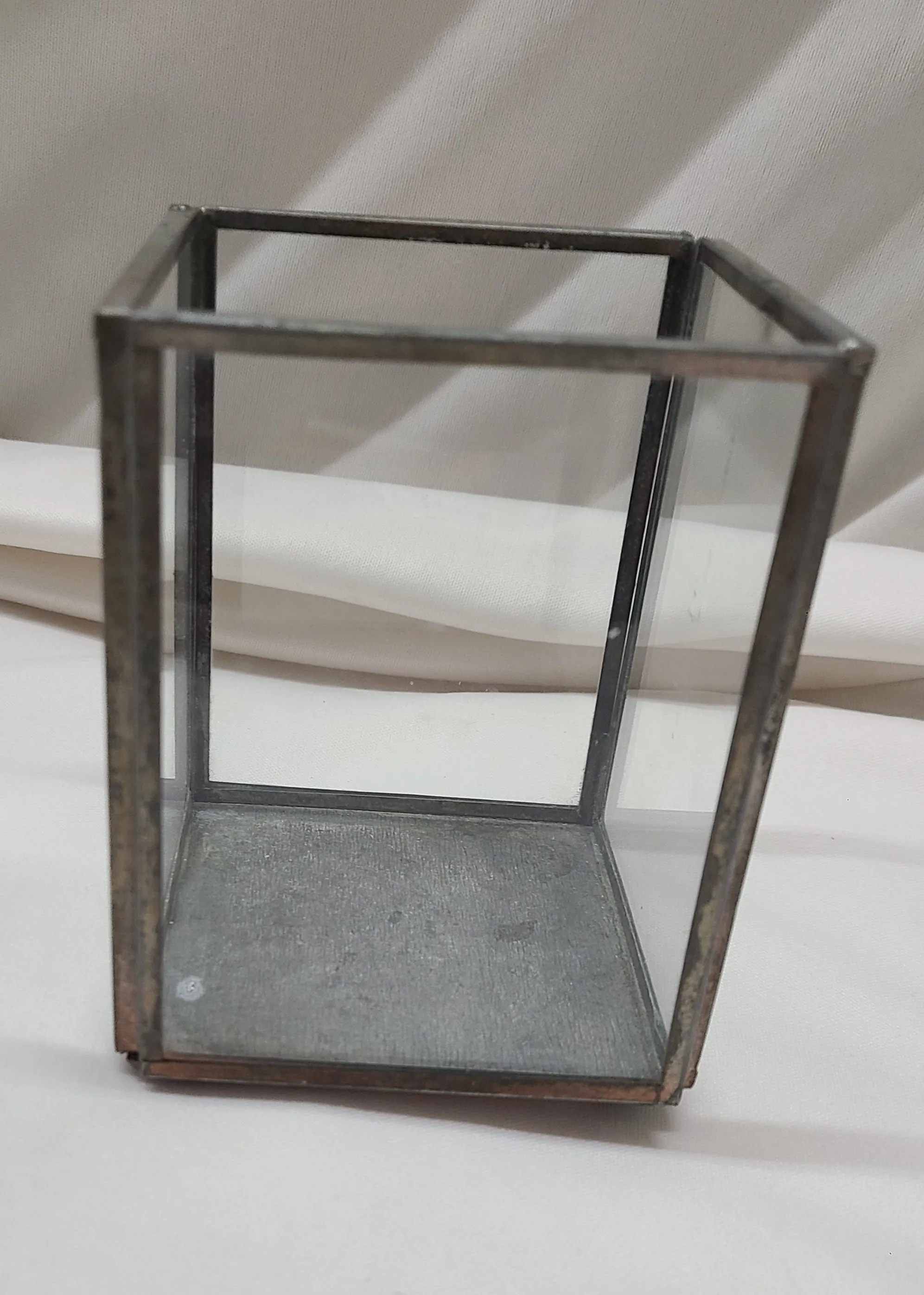 Small Brass Square Hurricane