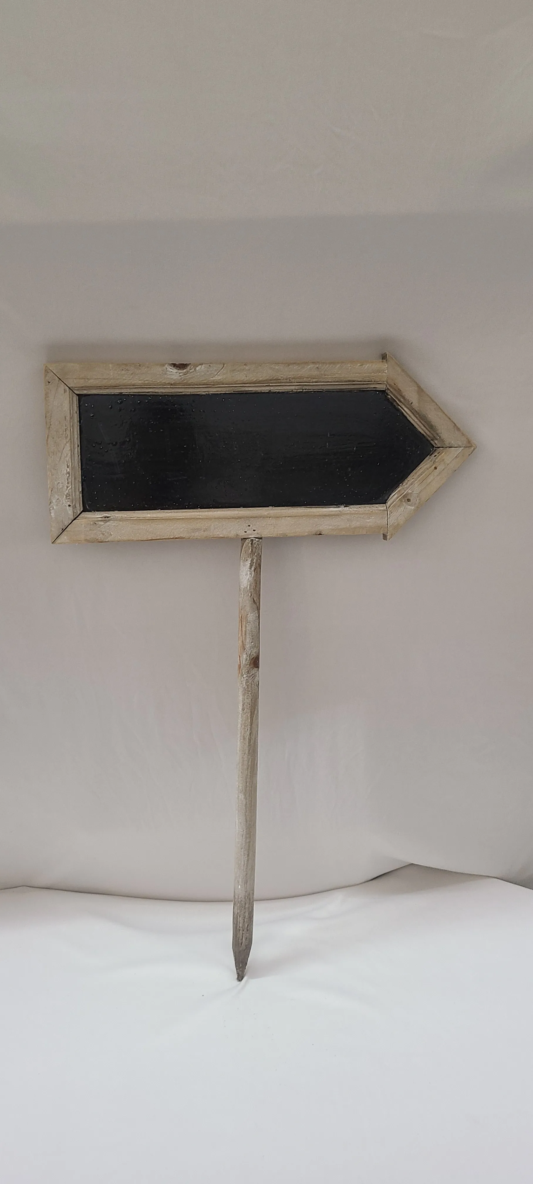 White Staked Arrow Chalkboard