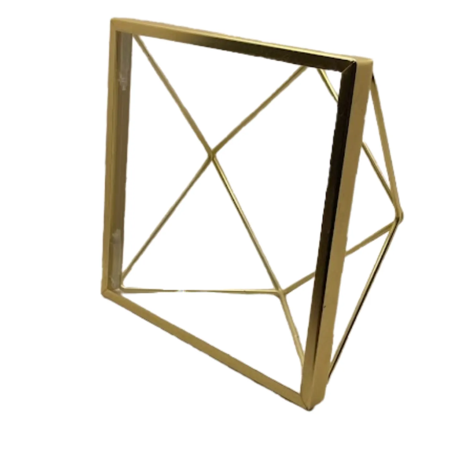 Gold Geometric Frame