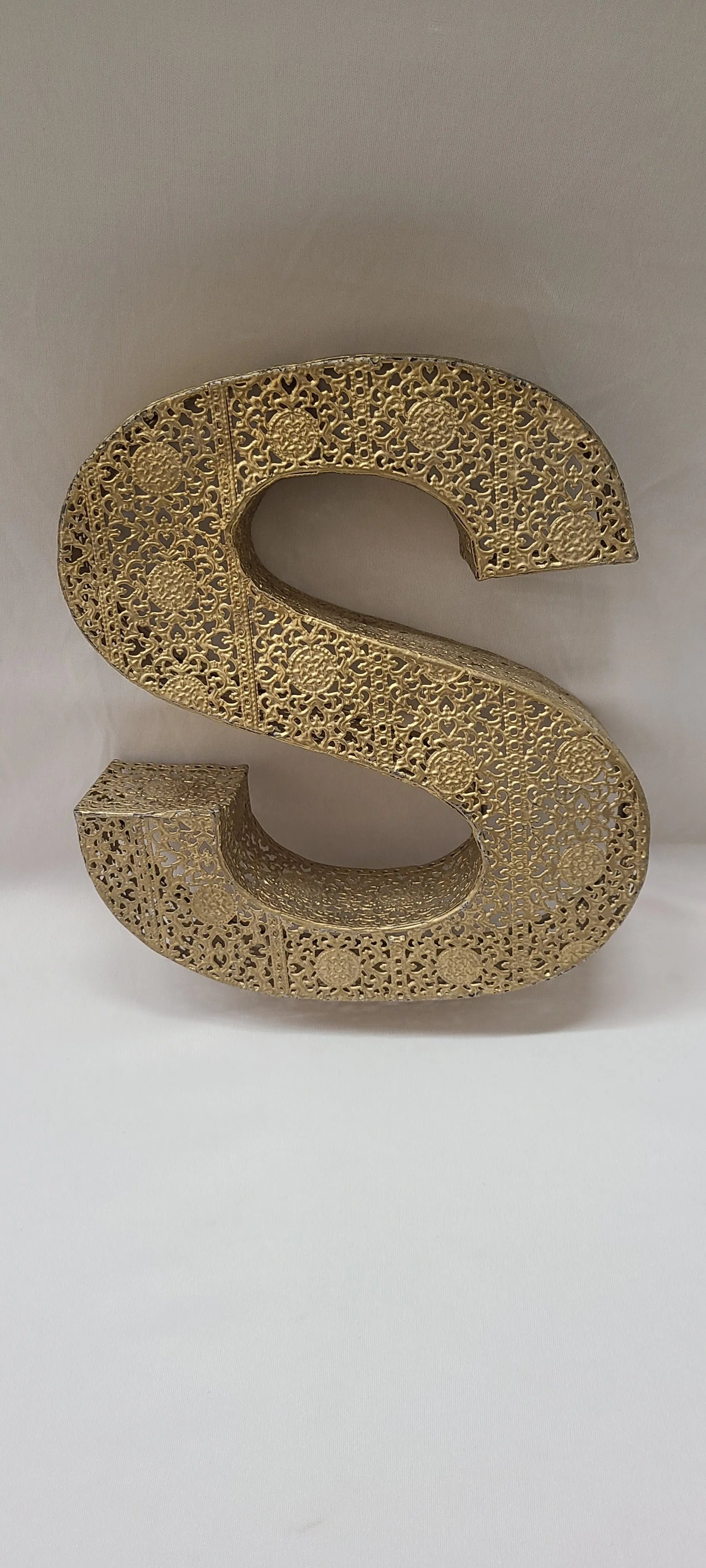 Fancy Gold Letter S