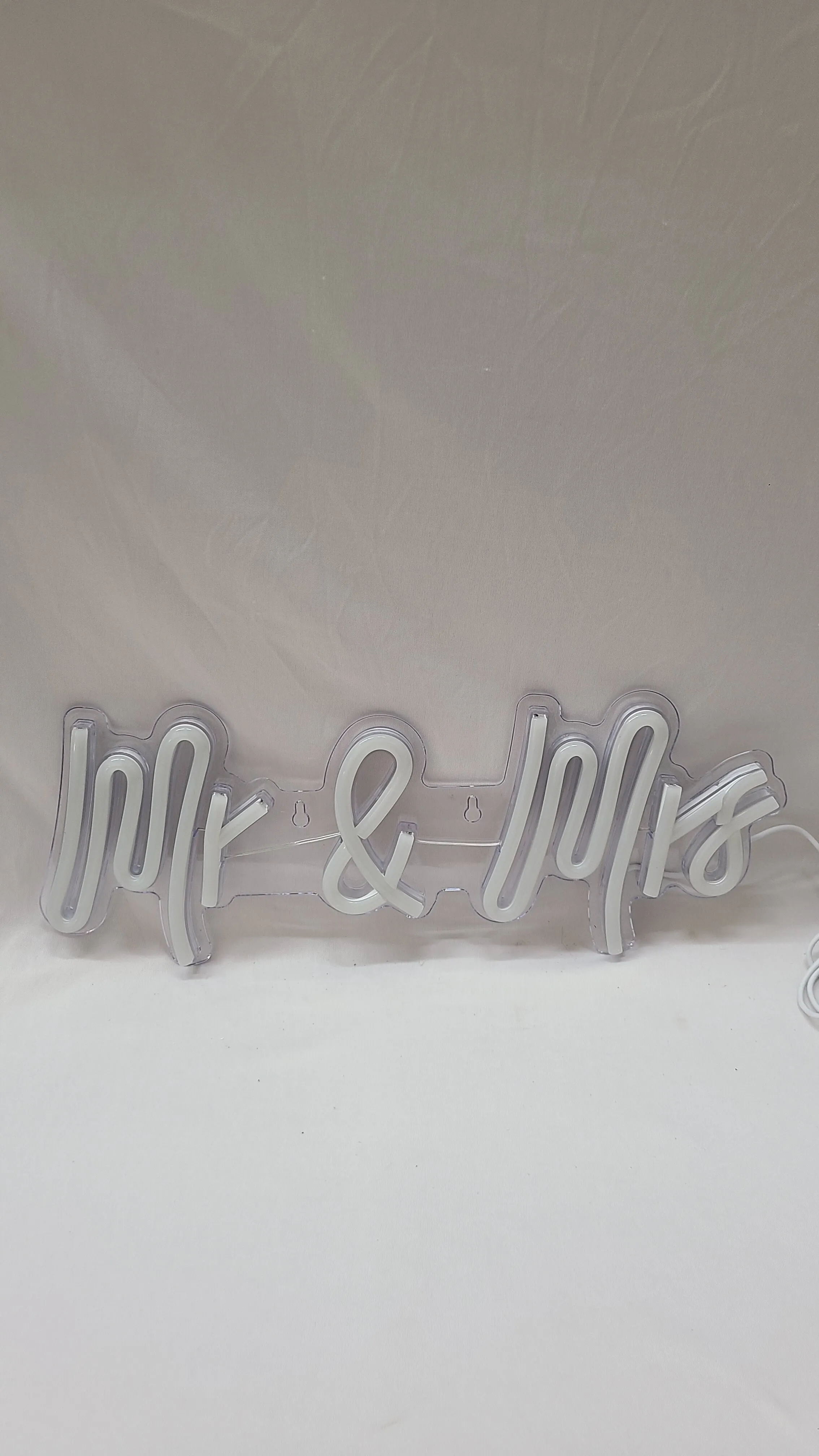 Neon Mr. & Mrs. Sign