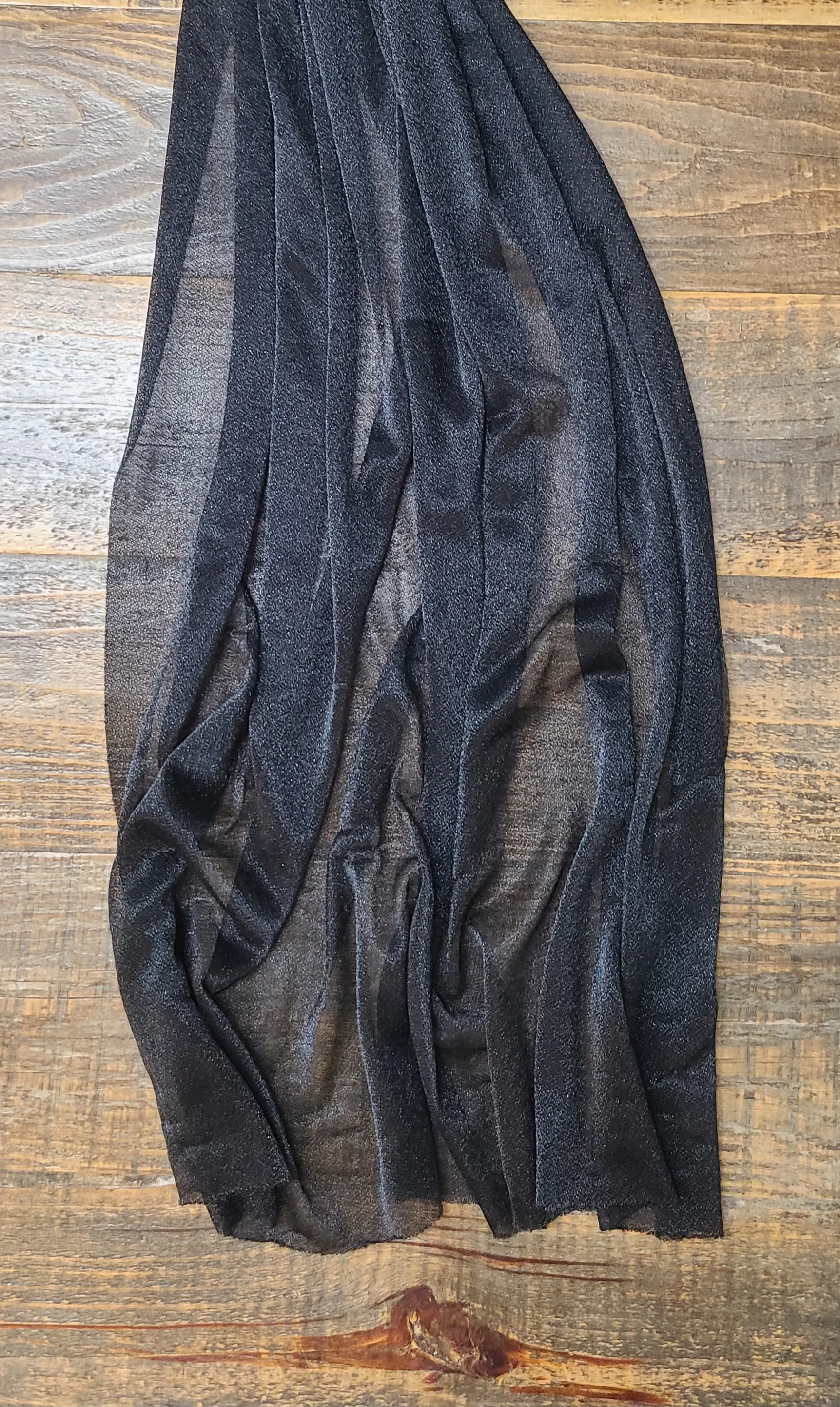 Black Table Runner