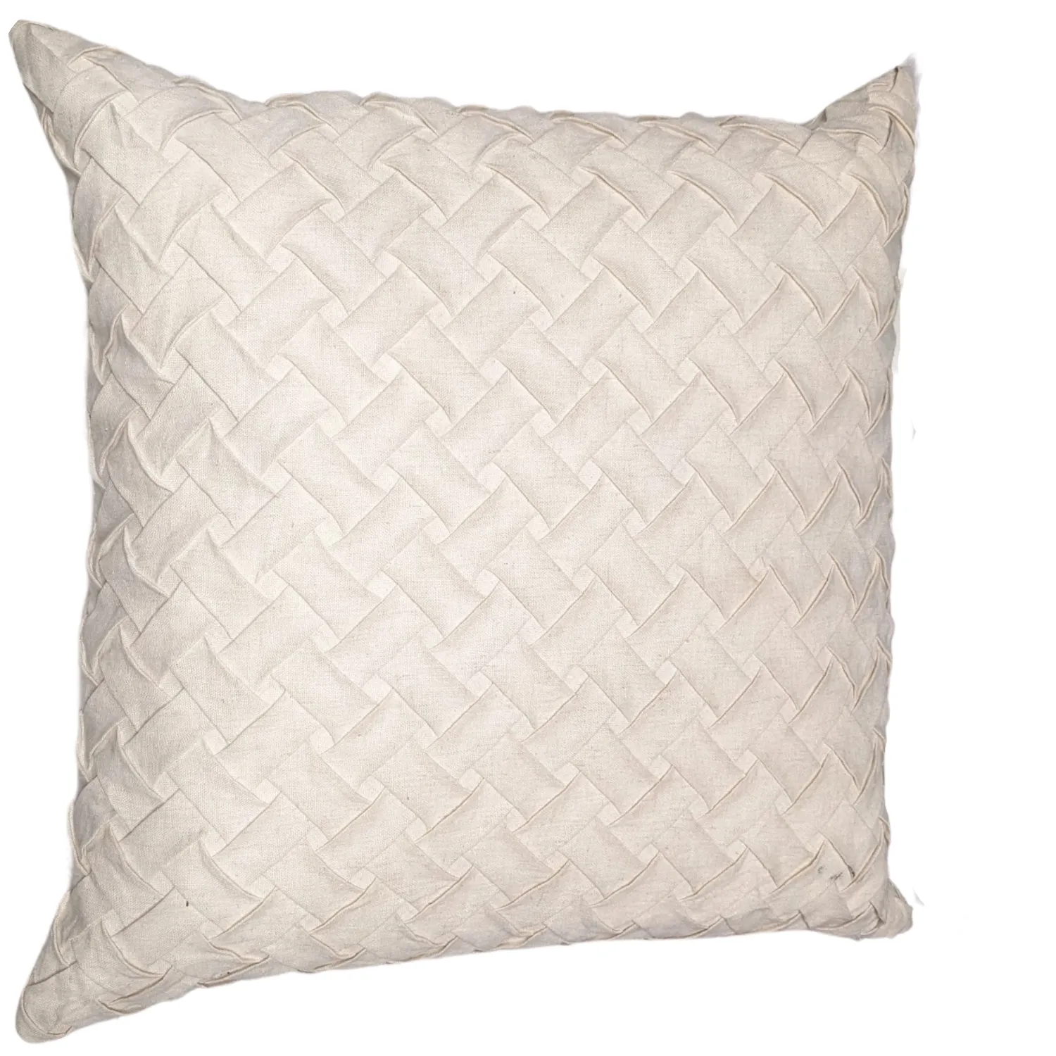 Ivory Basket Weave Pillow