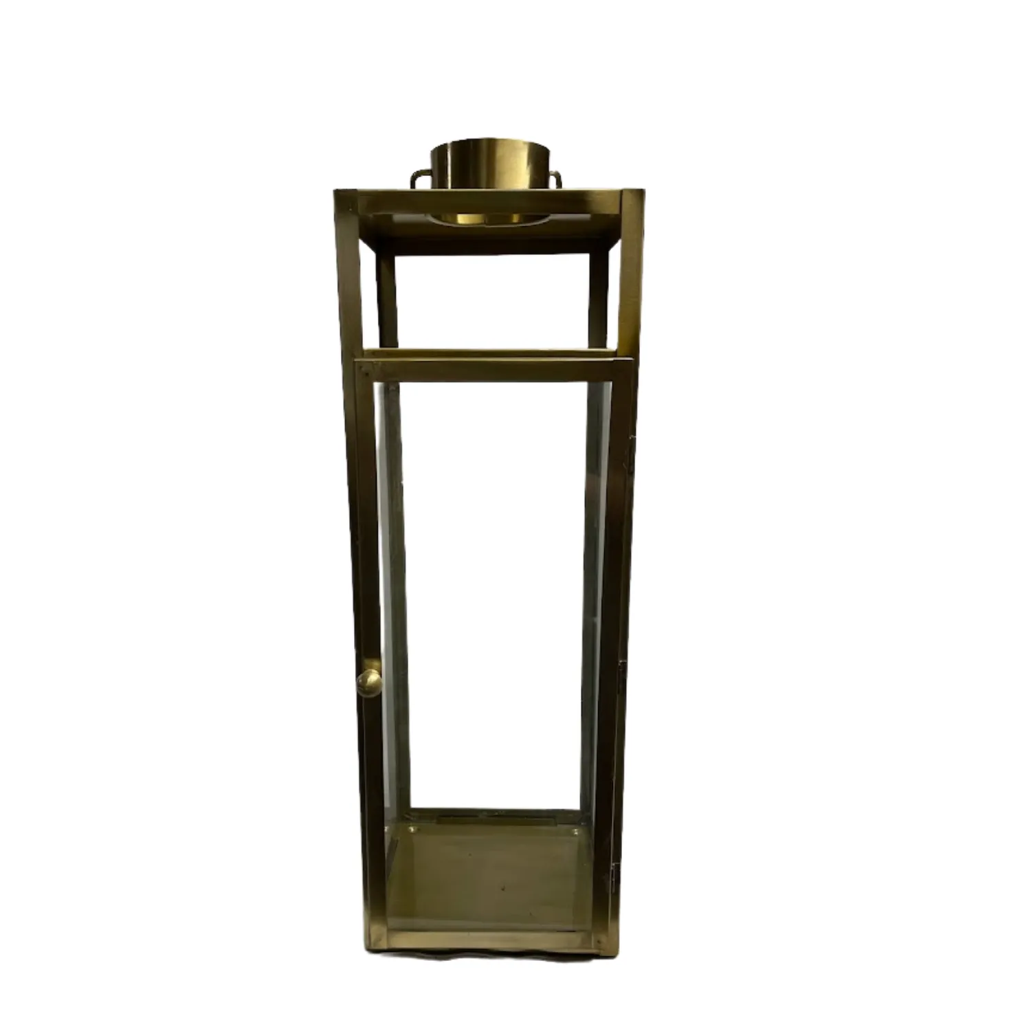 Large Modern Gold Lantern