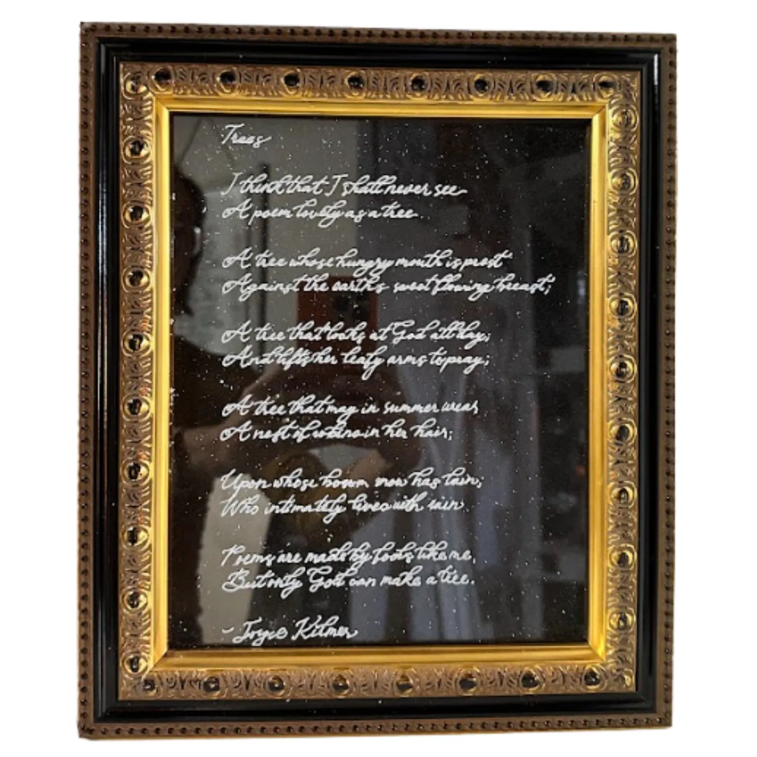 Black & Gold Detailed Frame 8"x10"
