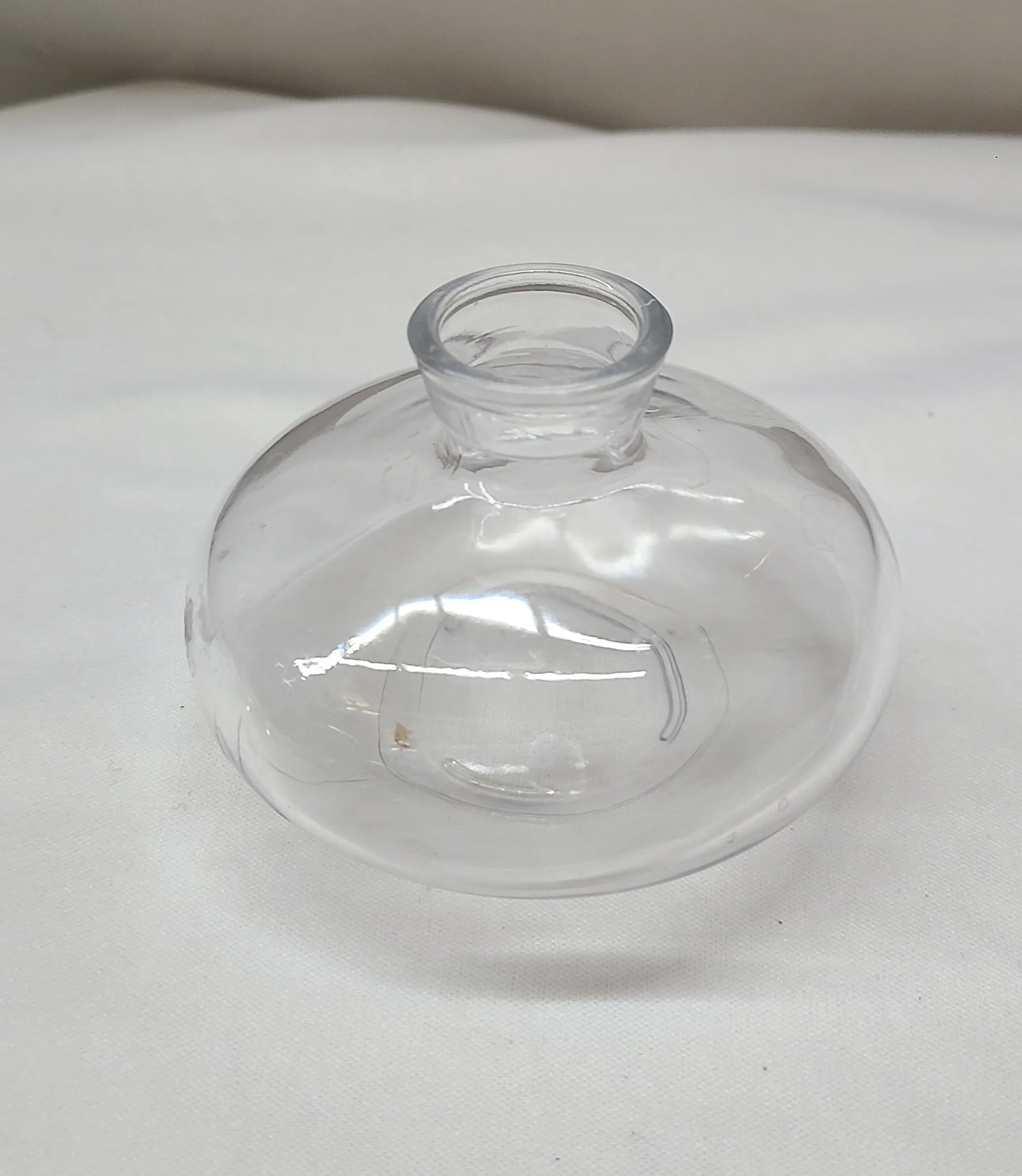 Clear Flat Bud Vases