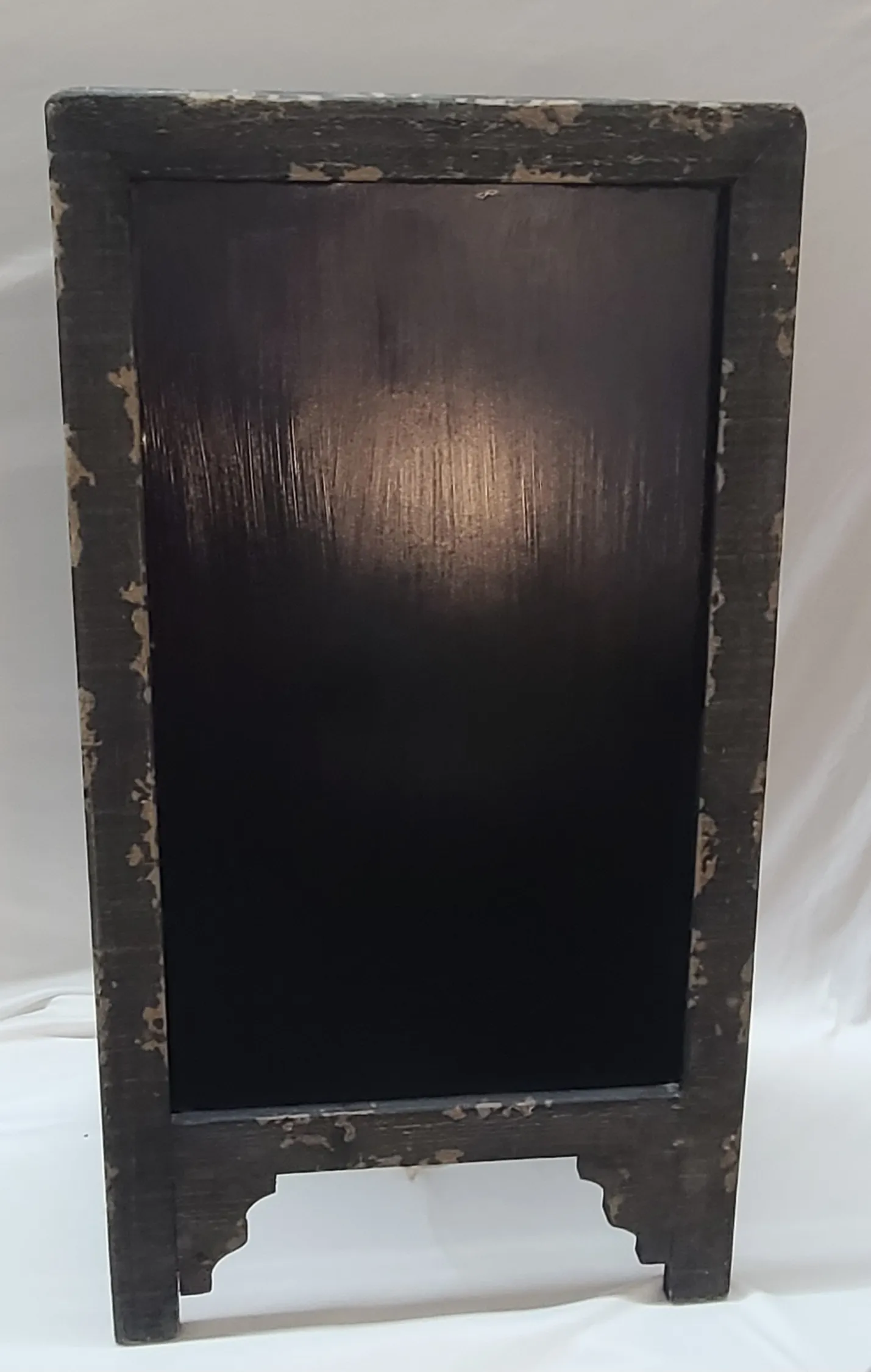 Black Distressed A Frame Chalk Board