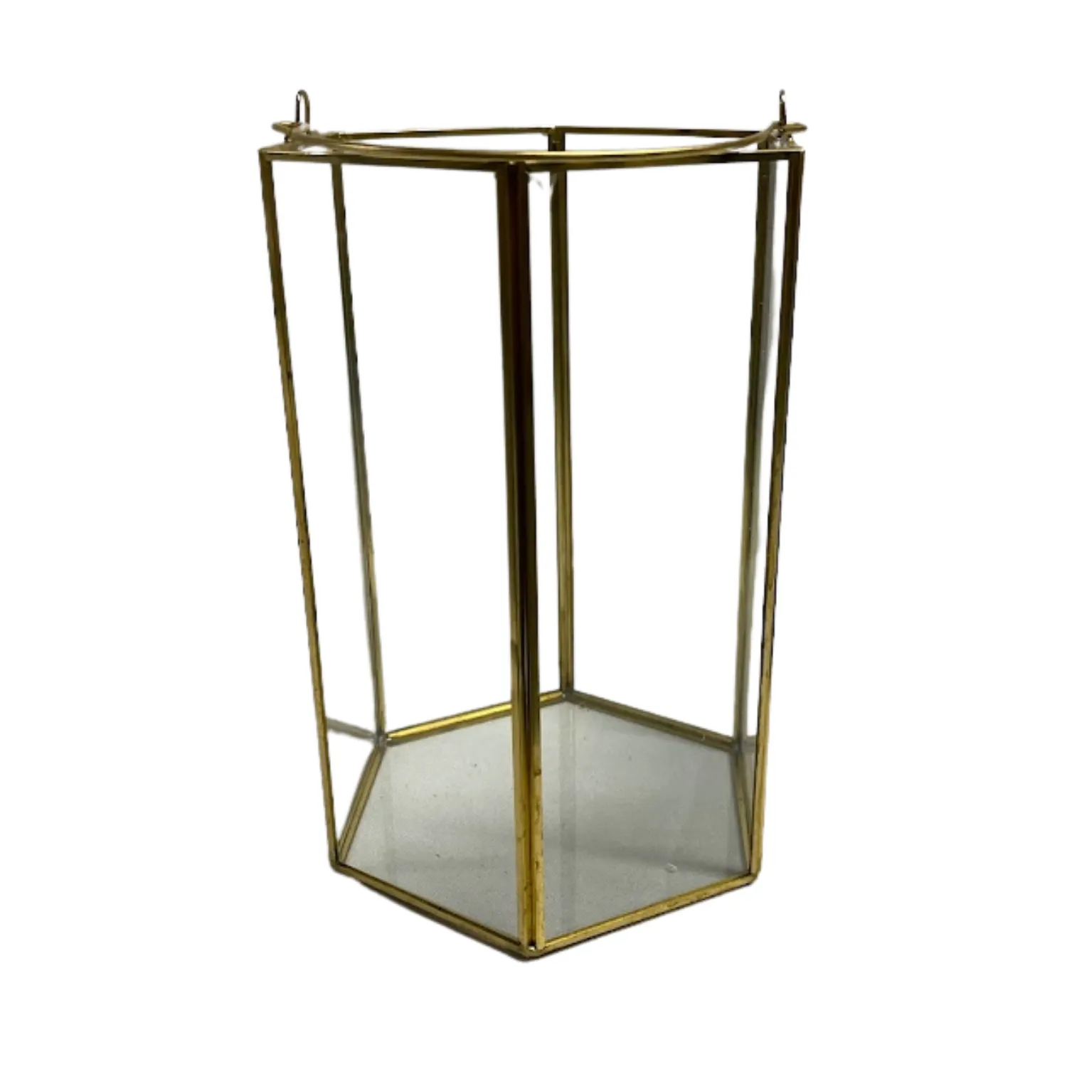 Hexagon Gold Lantern
