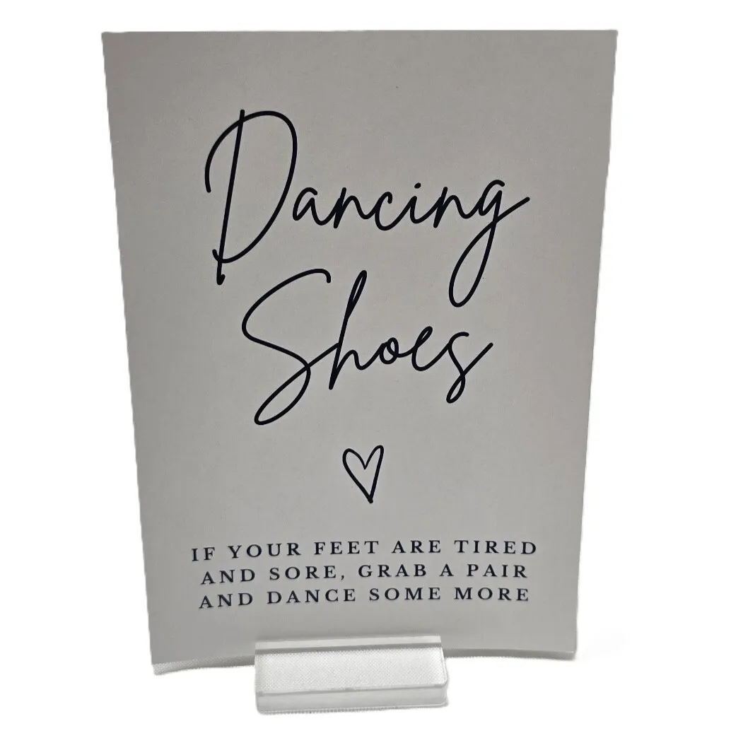 Basic Navy Blue Stock Dancing Show Sign