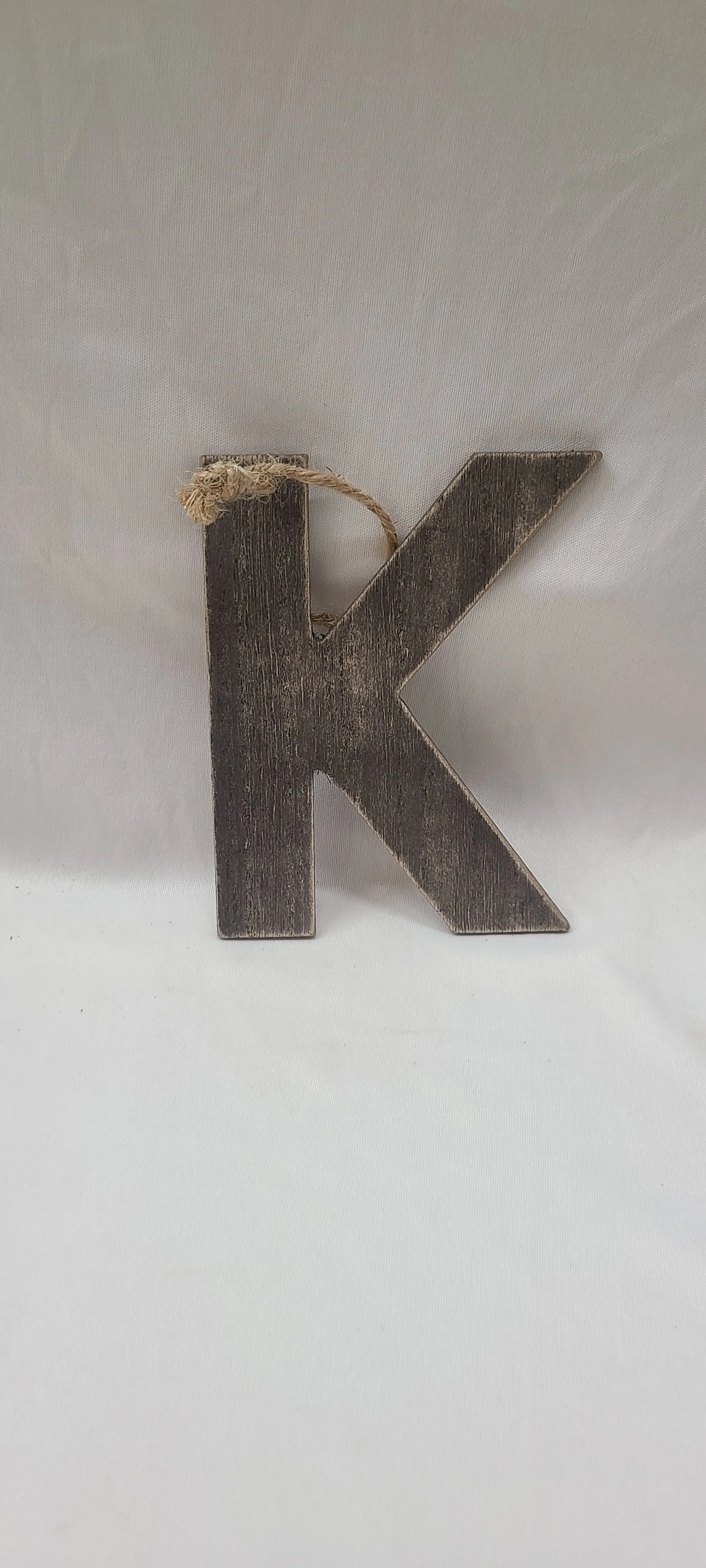 Wood Letter K