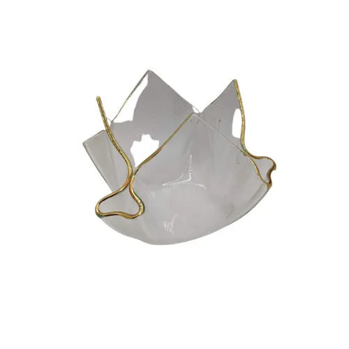 Glass Flower Votive