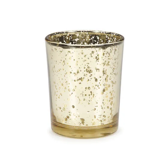 Small Gold Mercury Votive