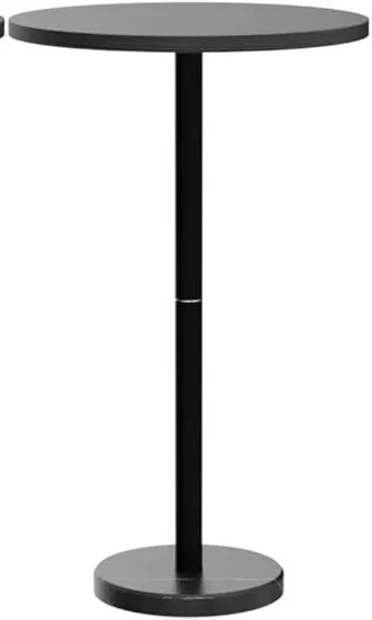 Round Black Side Table