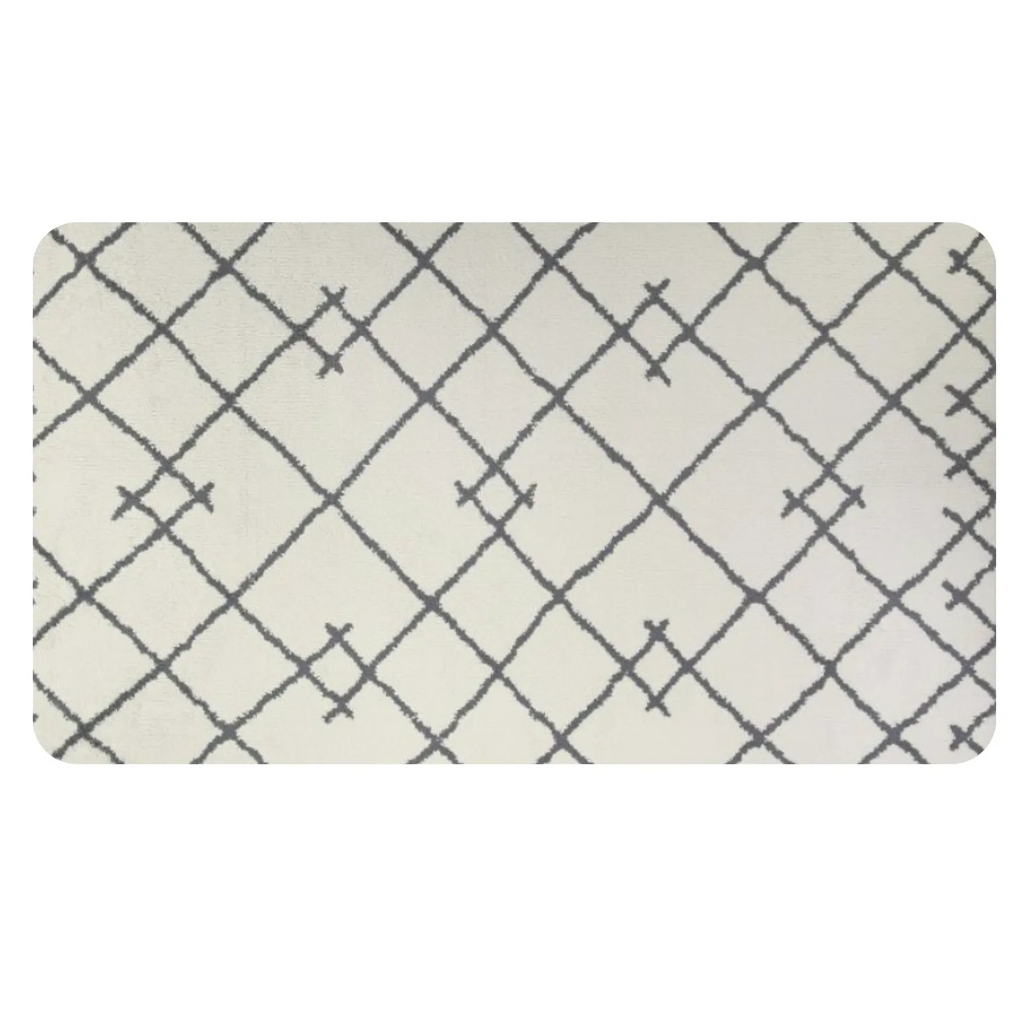 Gray Geometric Rug