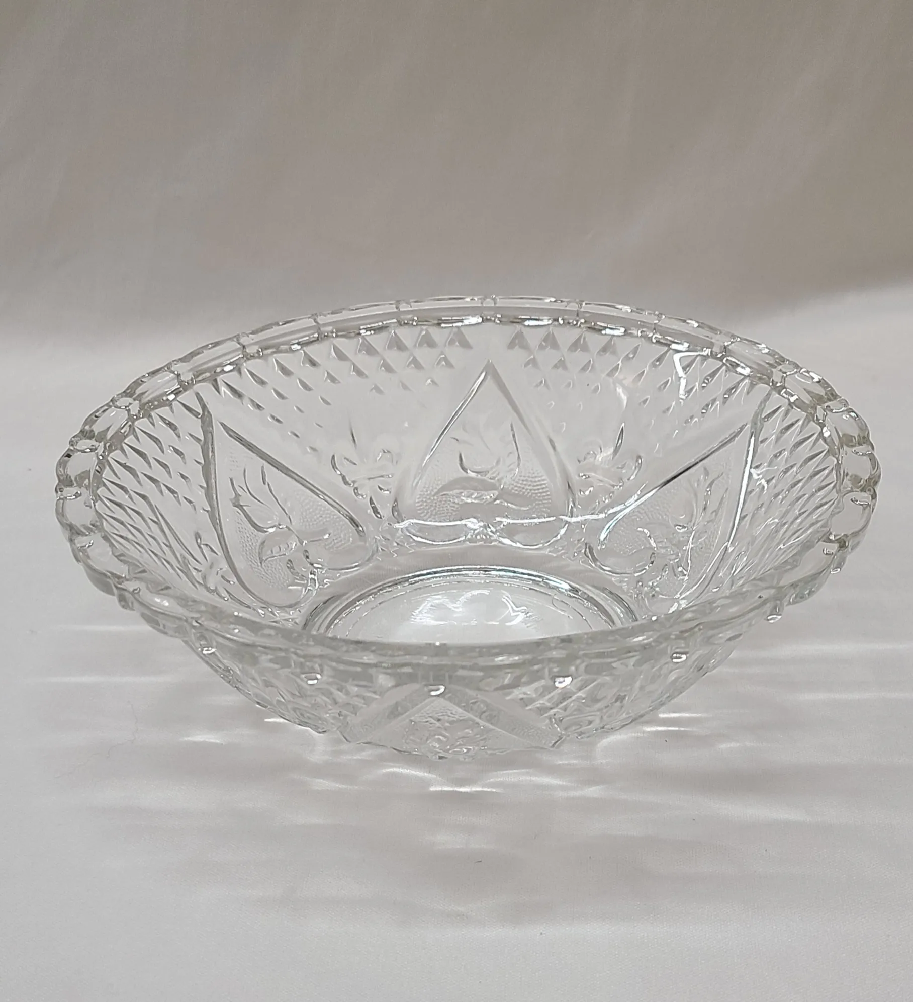 Crystal Rose Heart Bowl