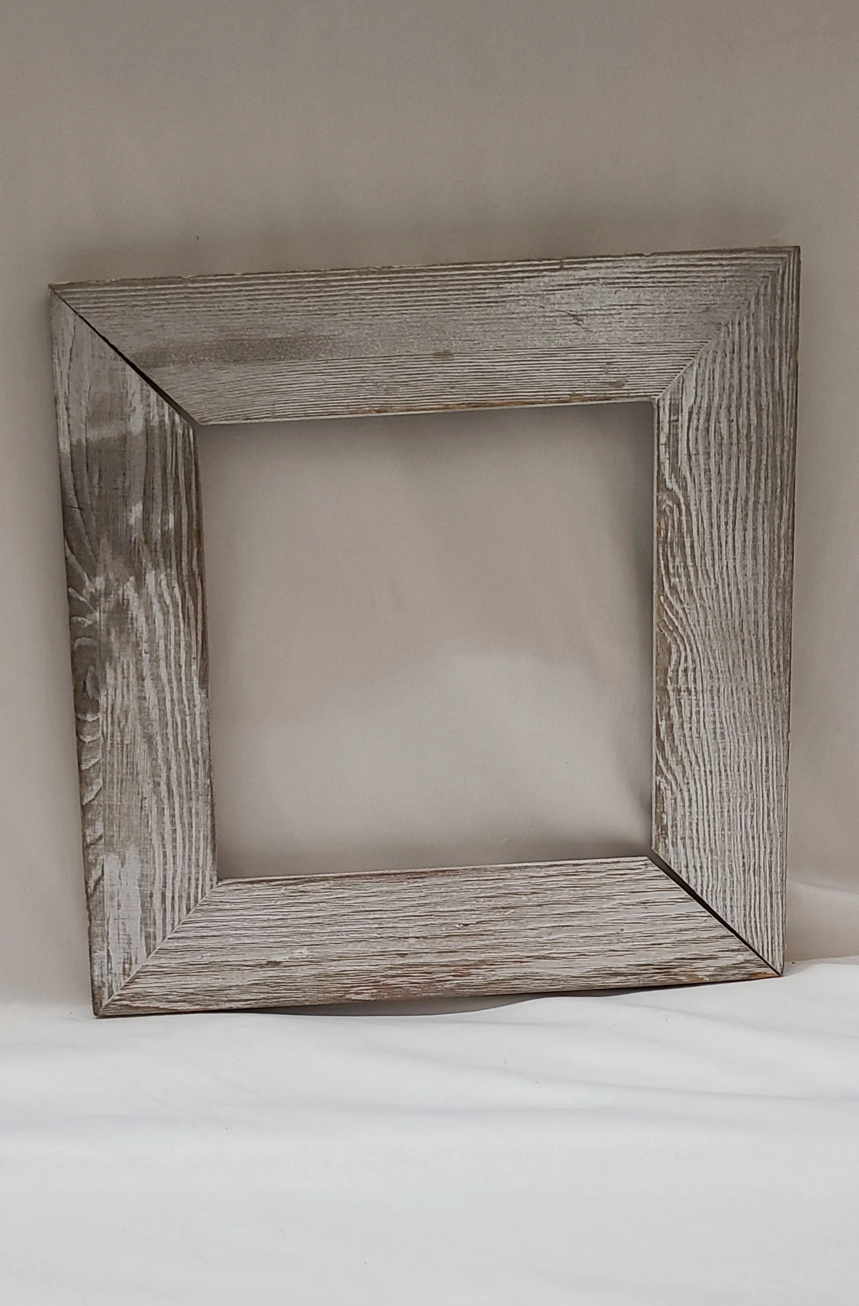 White Washed Square Frame without glass