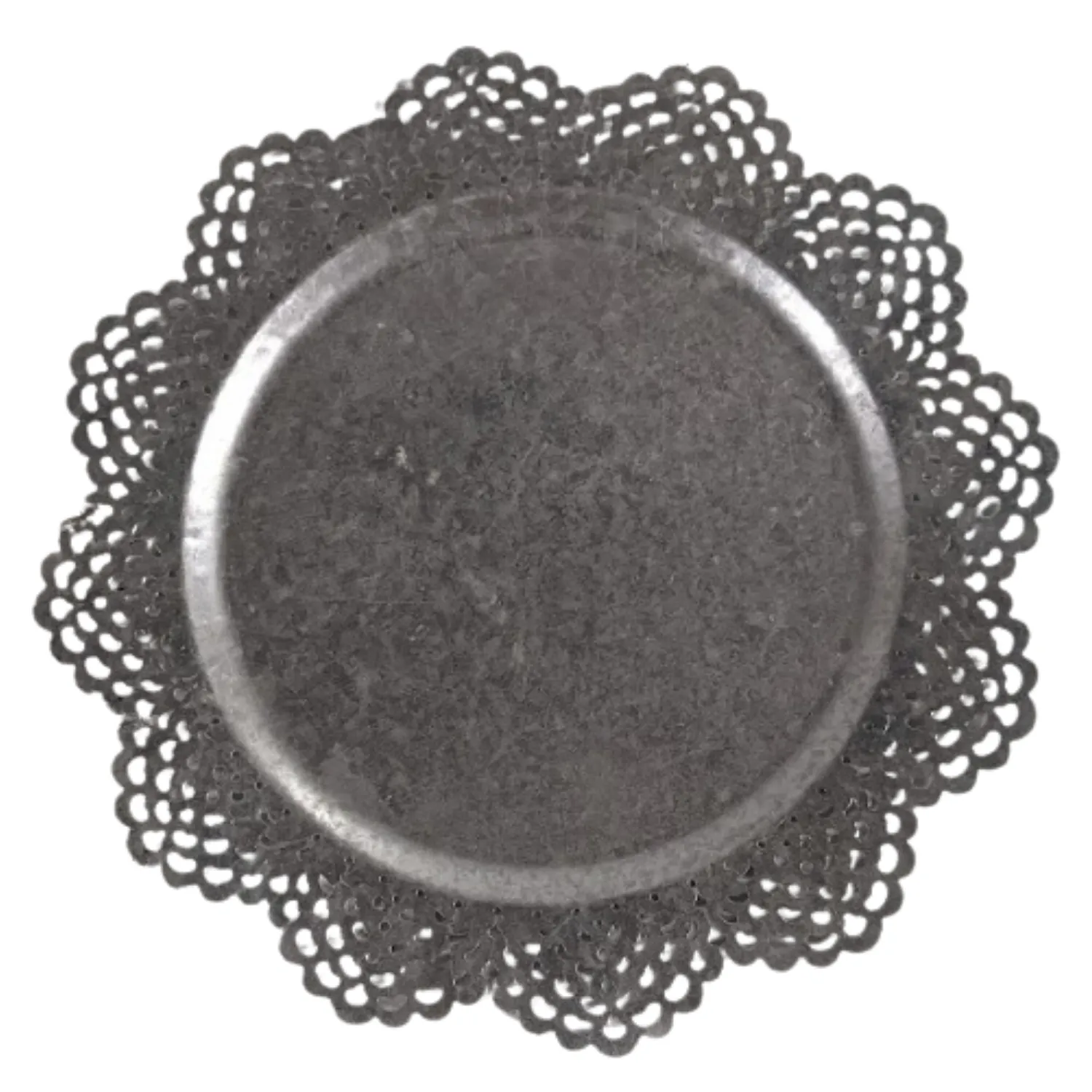 Metal Lace Edge Charger