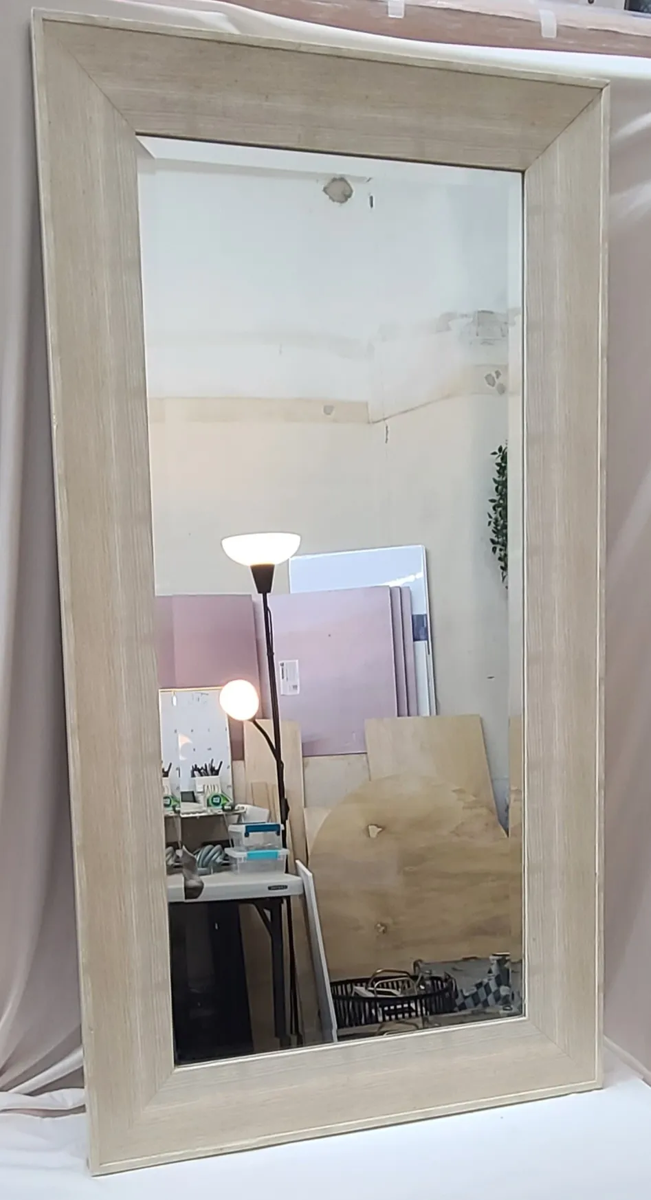White Washed Mirror