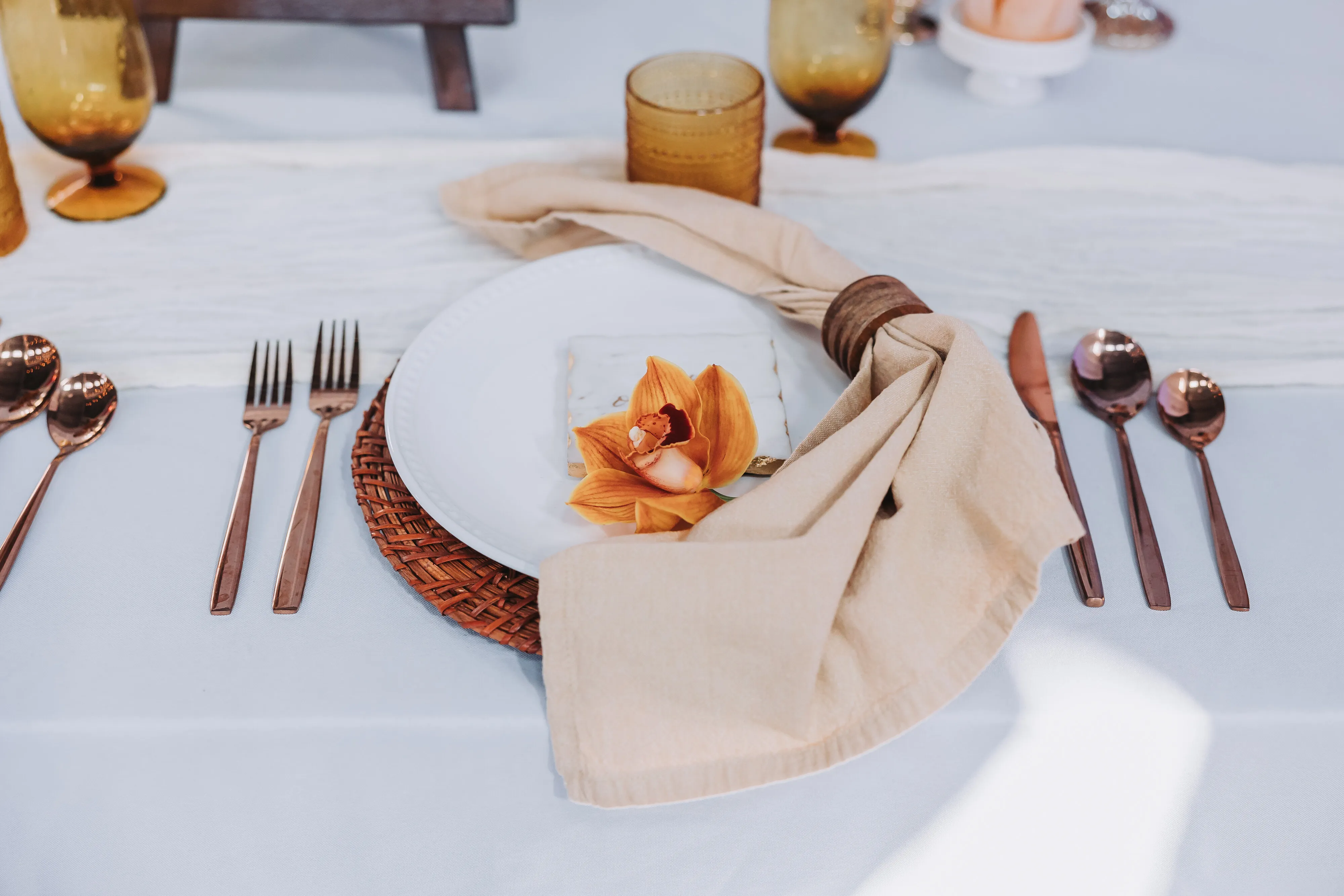 Tan Linen Napkin