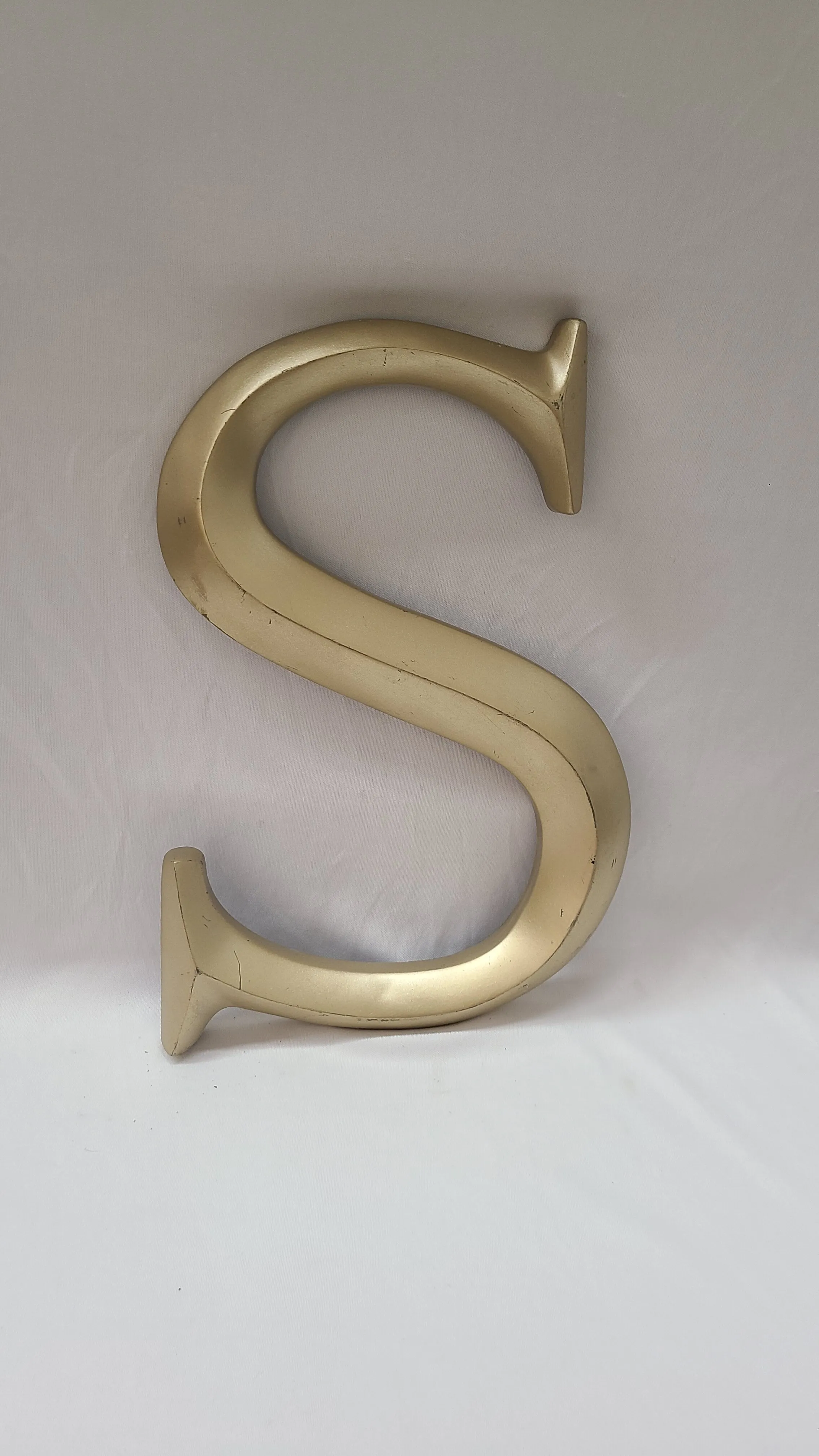 Gold Letter S