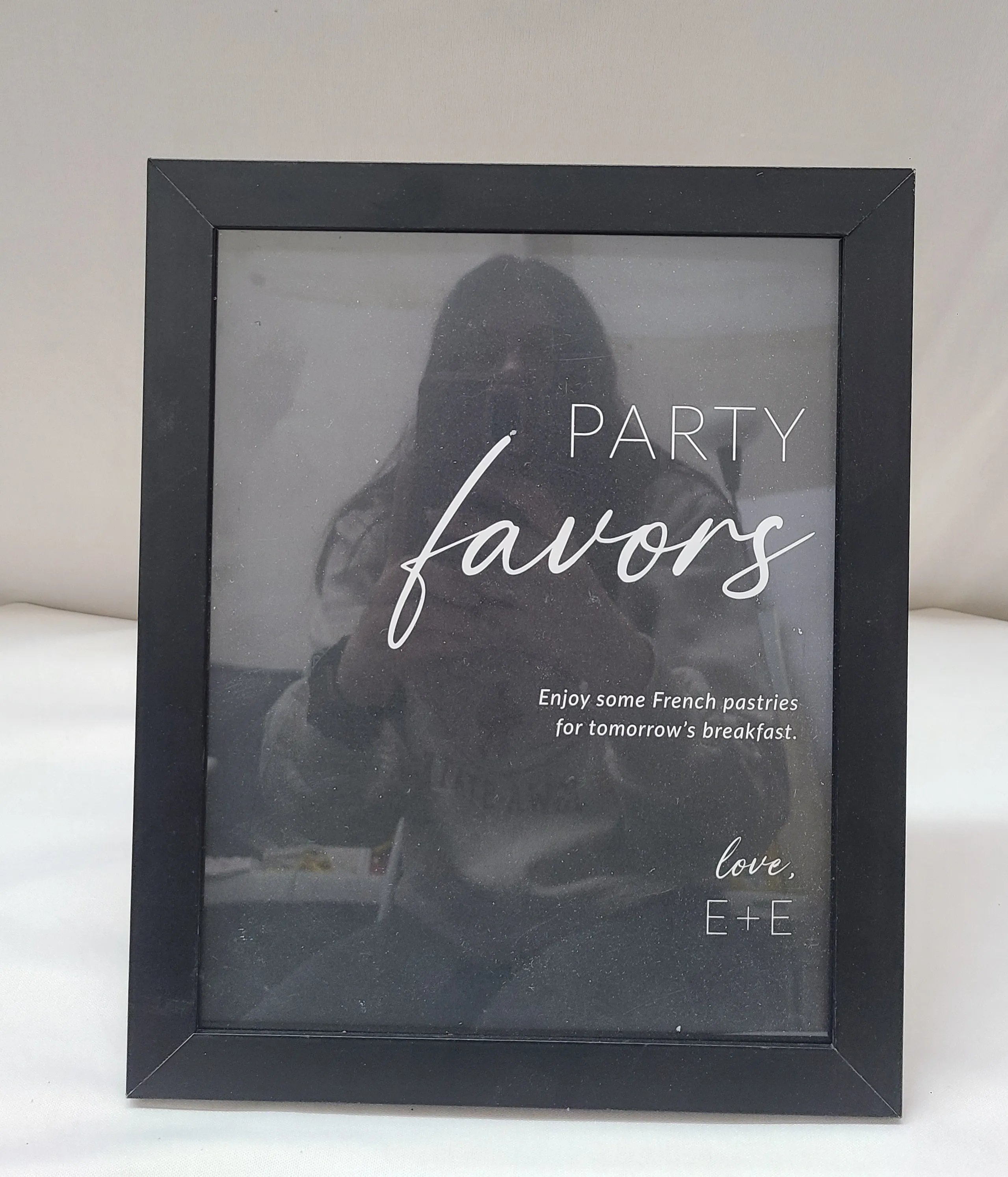 Flat Black Frame 8"x10"