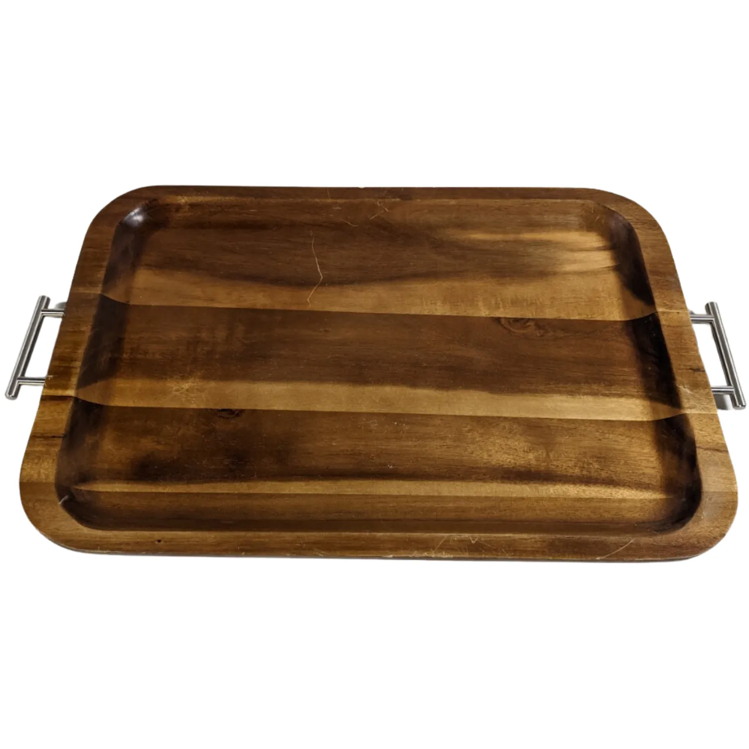 Handled Wood Tray