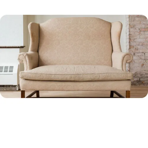 Vintage Chair Height Loveseat