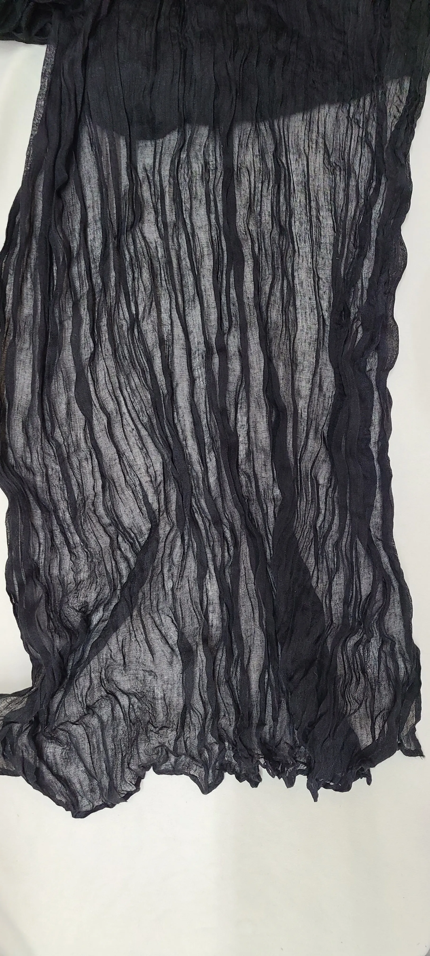 Black Cheesecloth Runner