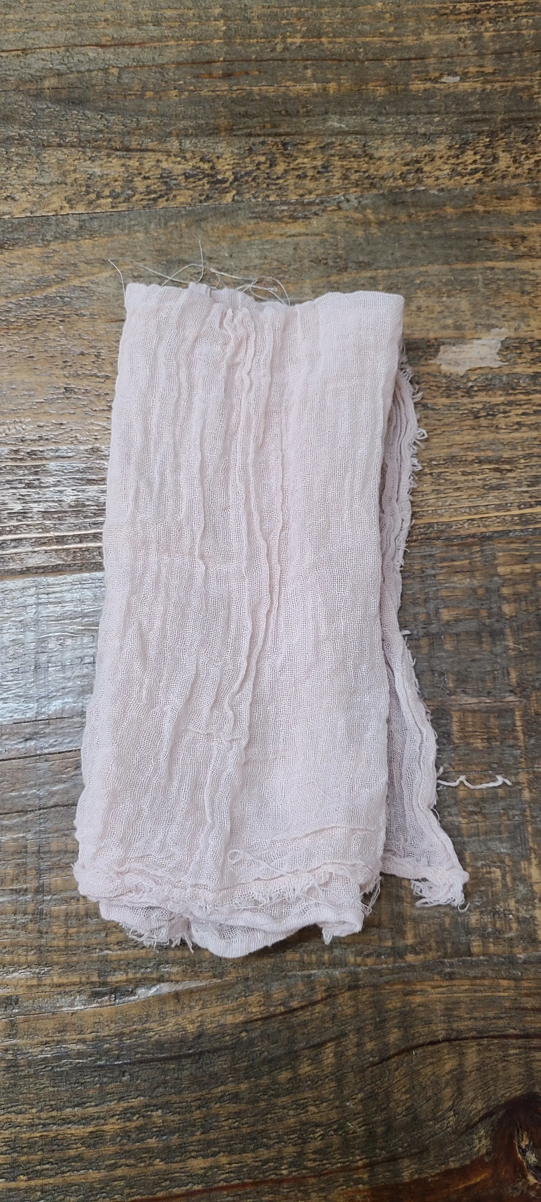 Blush Pink Cheesecloth Napkin