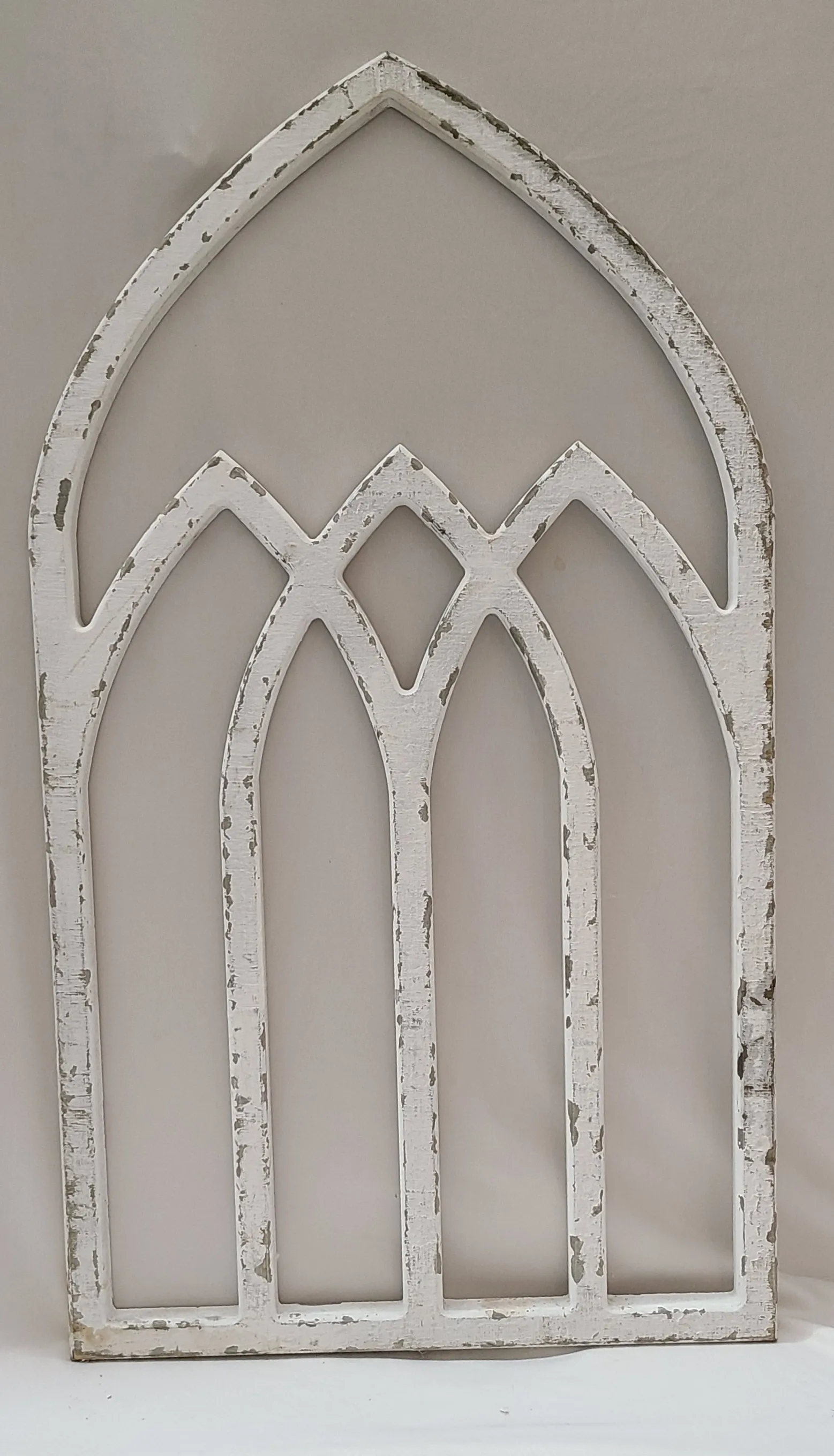 White Washed Ornated Wall Art