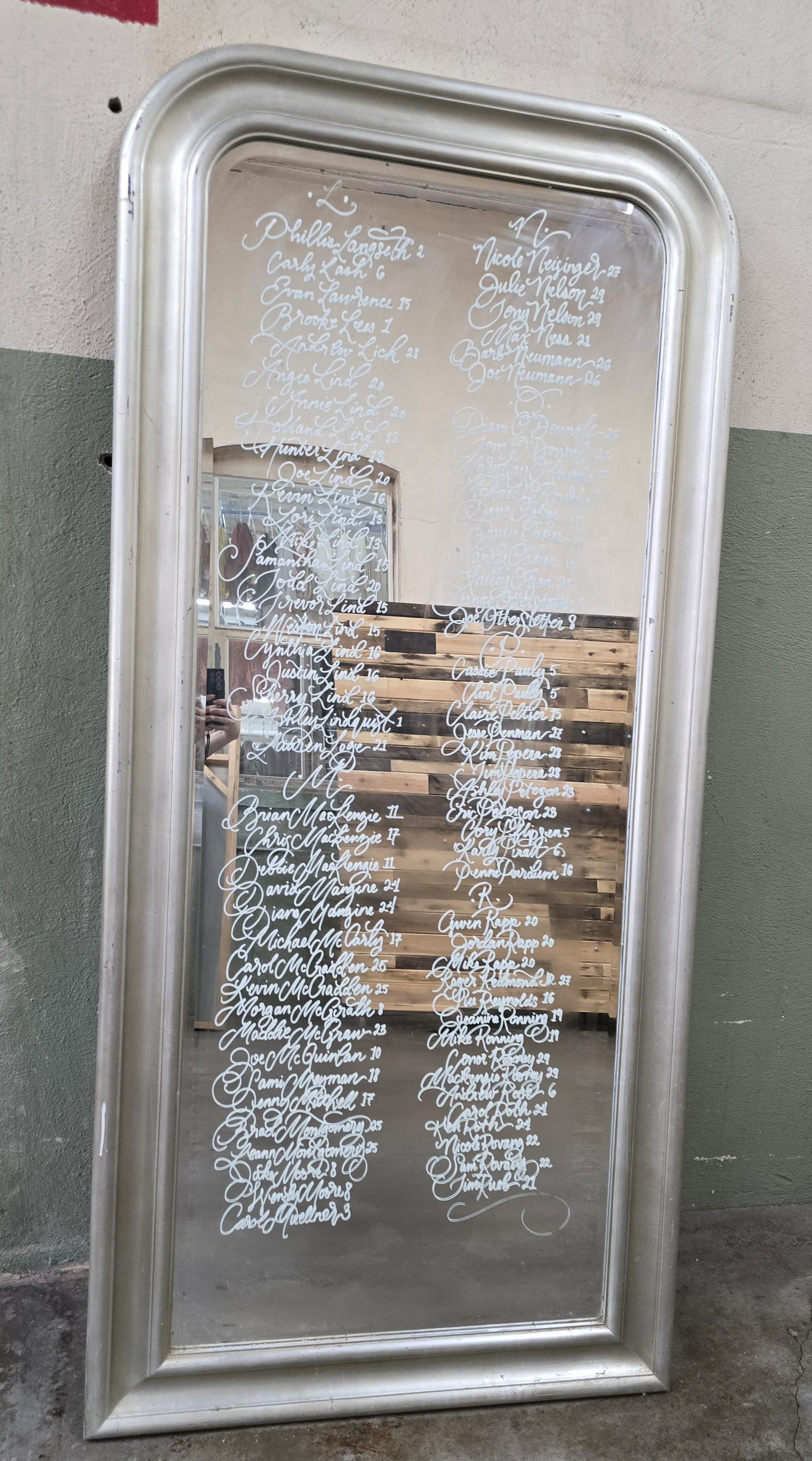 XL Silver Mirror