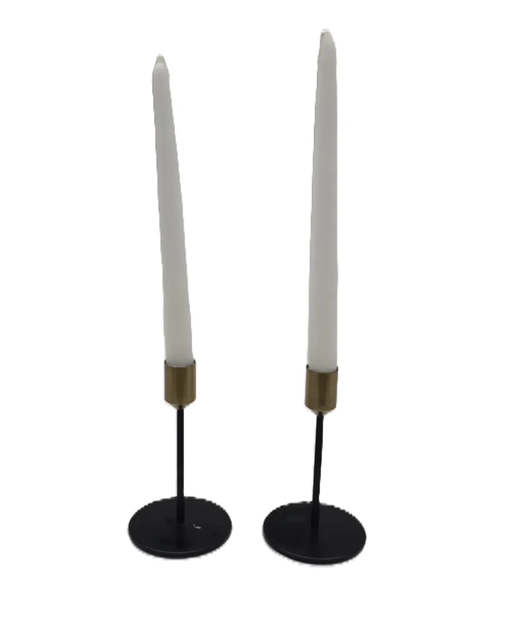Black & Gold Taper Holders