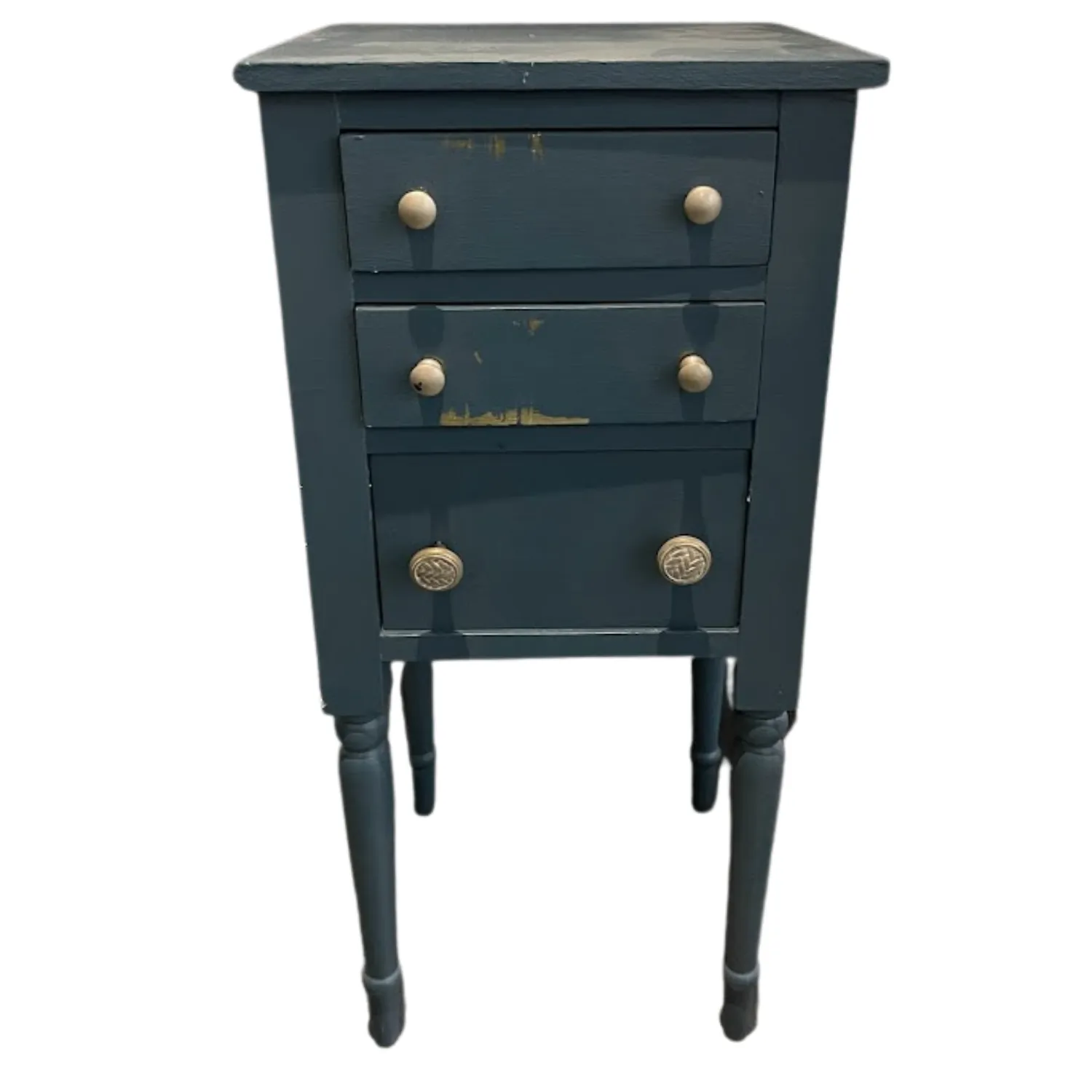 Blue Side Table