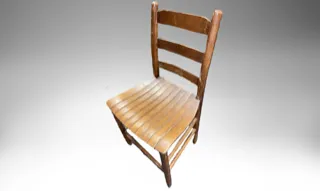 Chair wooden rustic