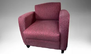 Sofa Red Patterned