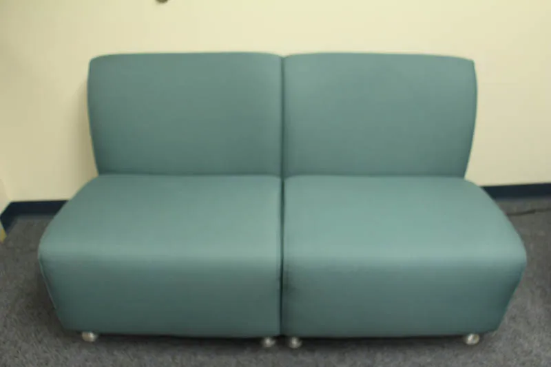 Couch Office Lounge Blue Unit