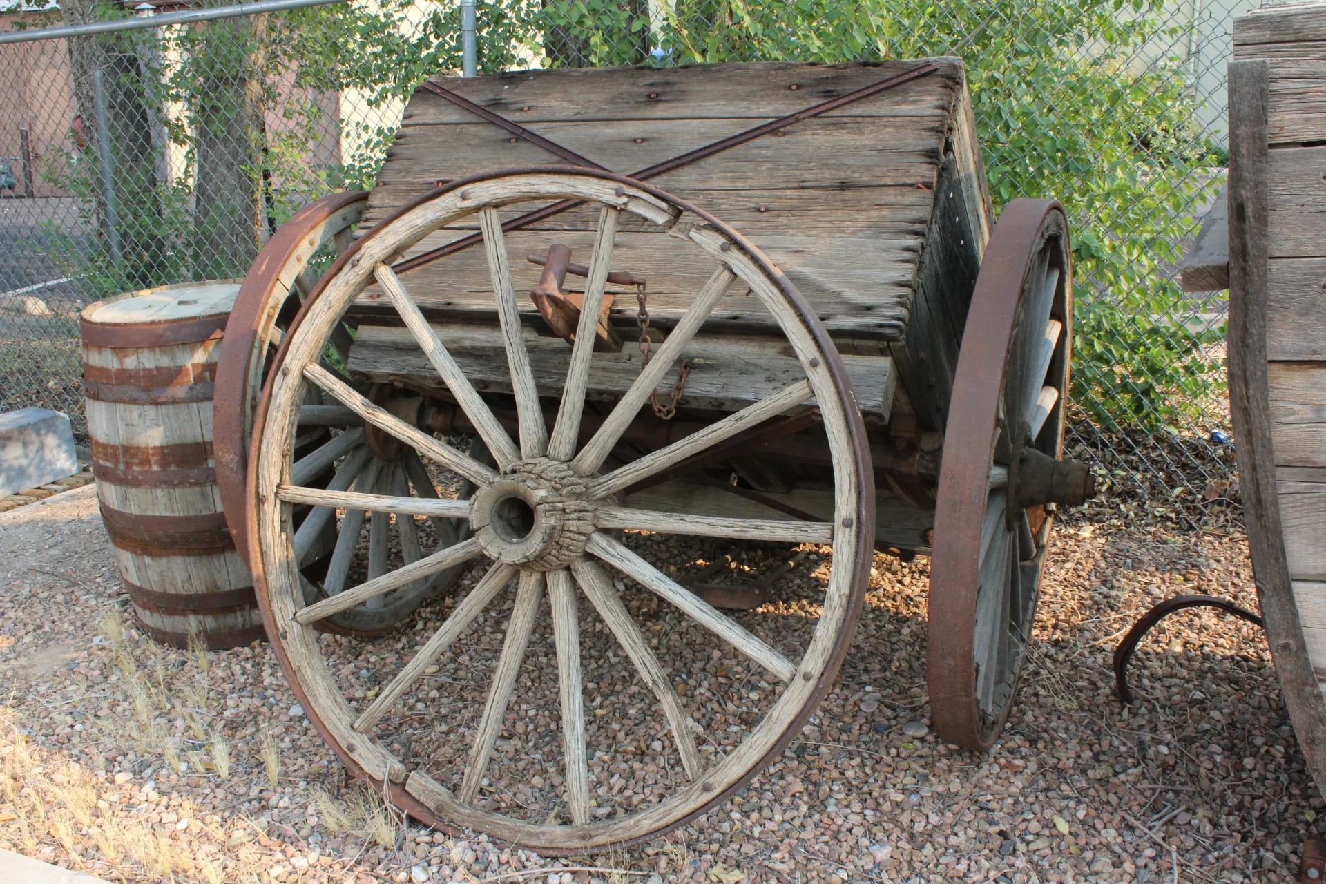 Wheel Wooden Western