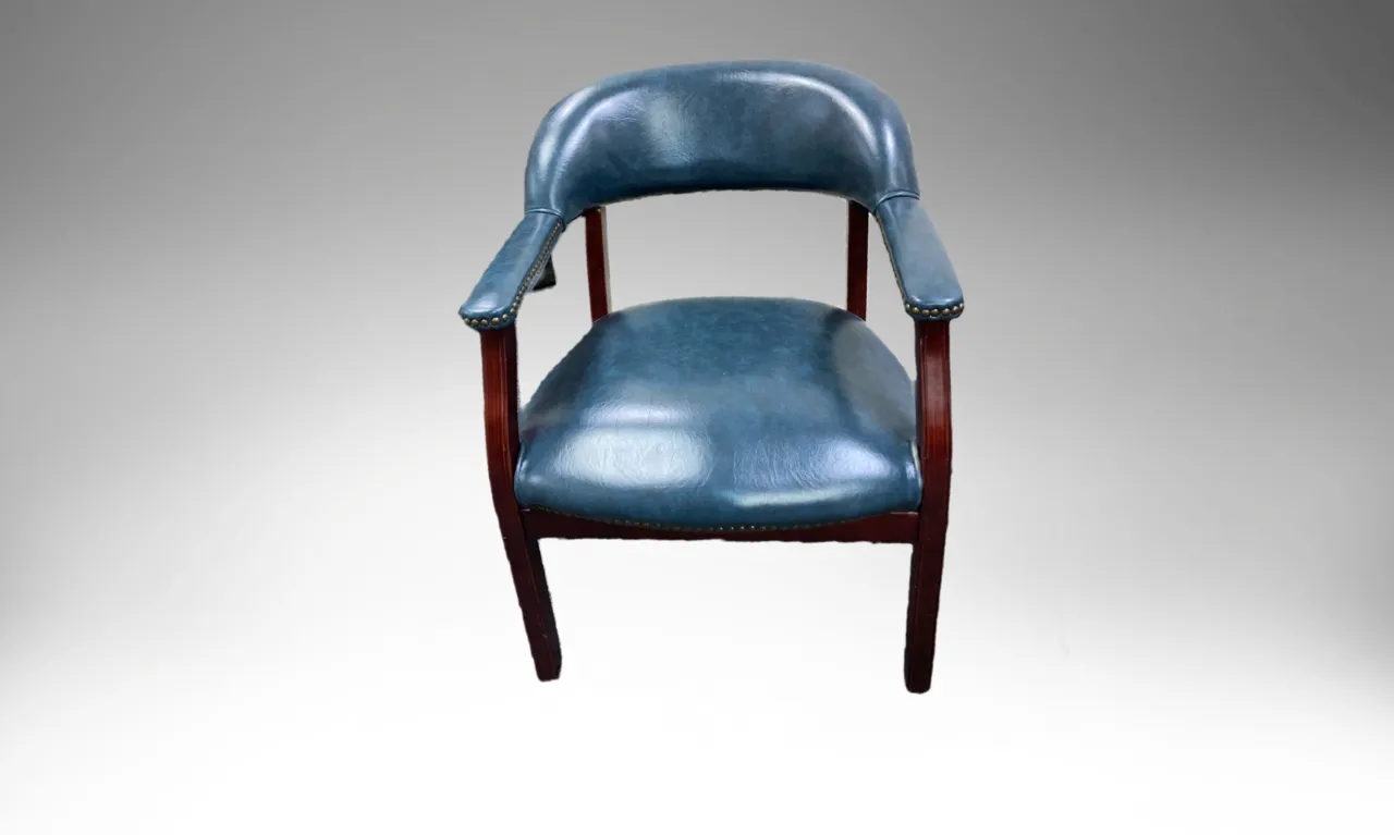 Chair Blue Vinyl 